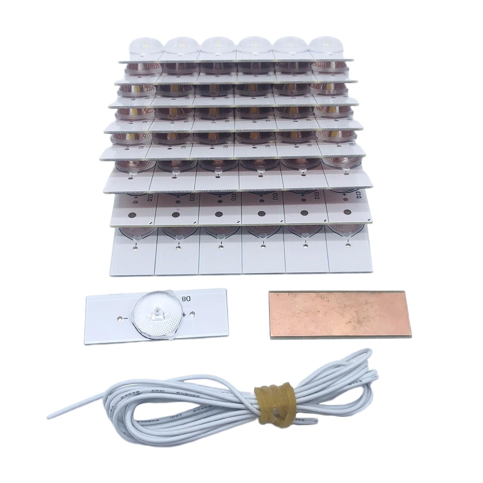 SMD Lamp Beads with Optical Lens Fliter for 32-65 LED  50pcs 6V with Wire