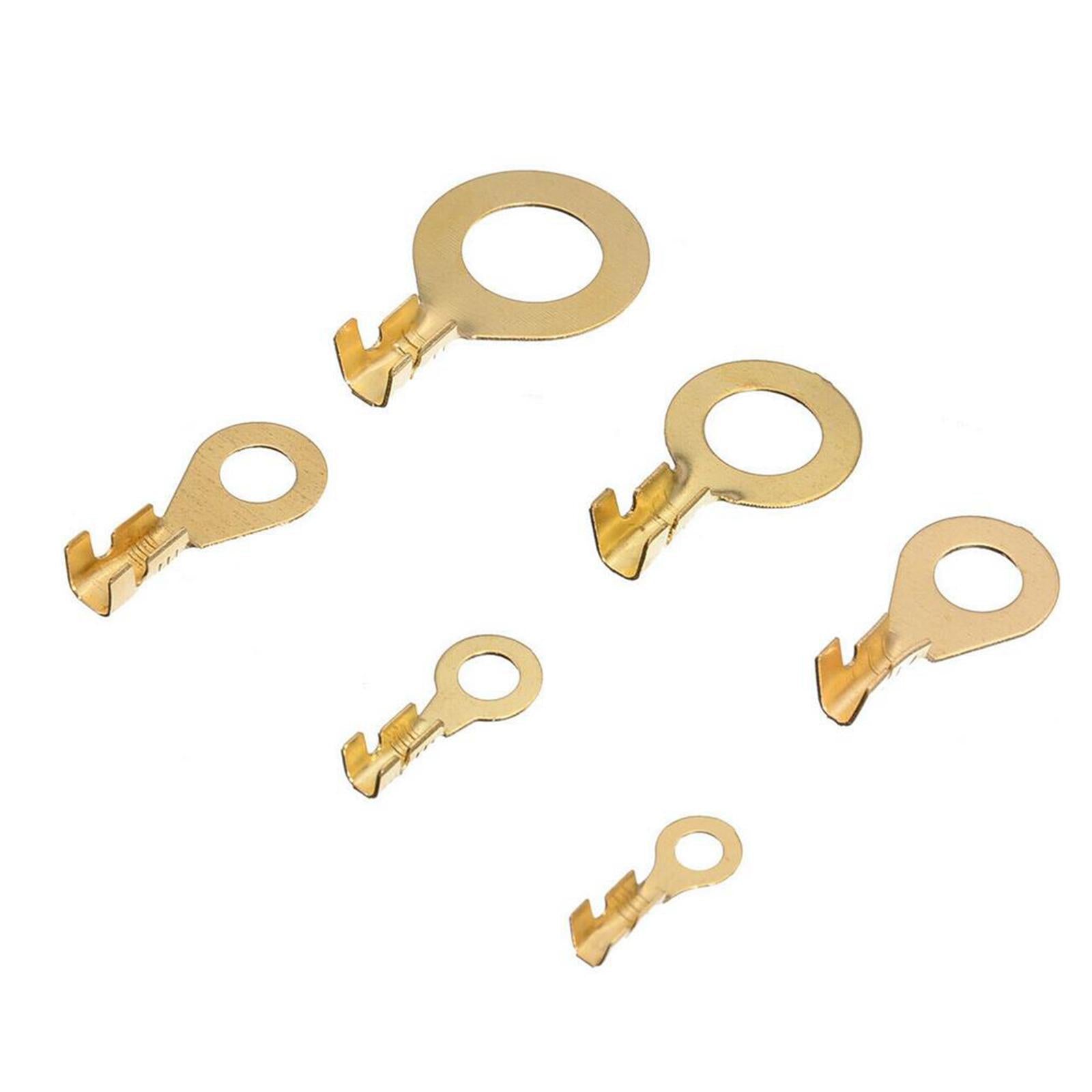 Golden Ring Crimp Terminals Spade Assorted Electrical Kits with Storage Box