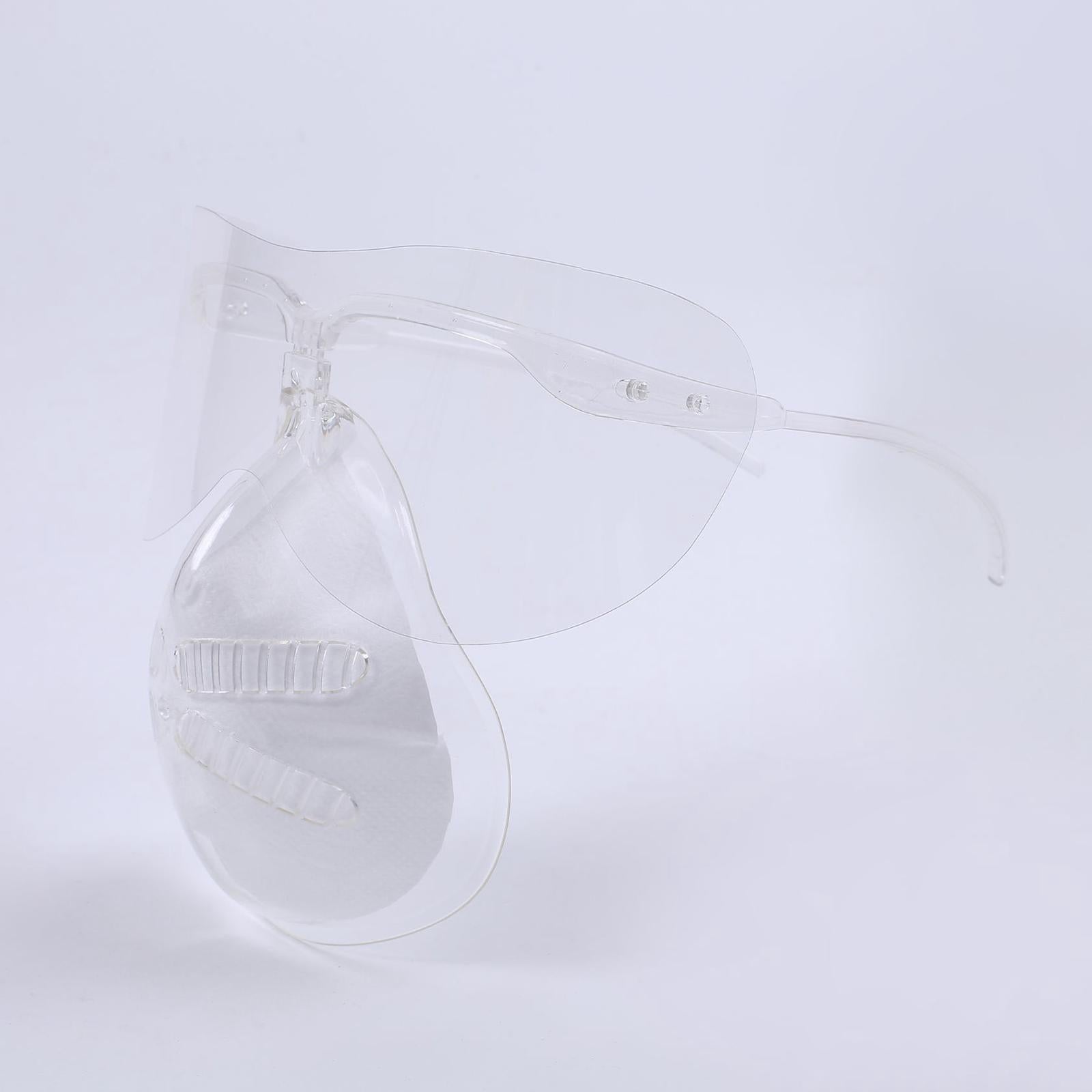 Clear Safety Glass Face Shield Guard Visor Anti Fog Protection for Women Men