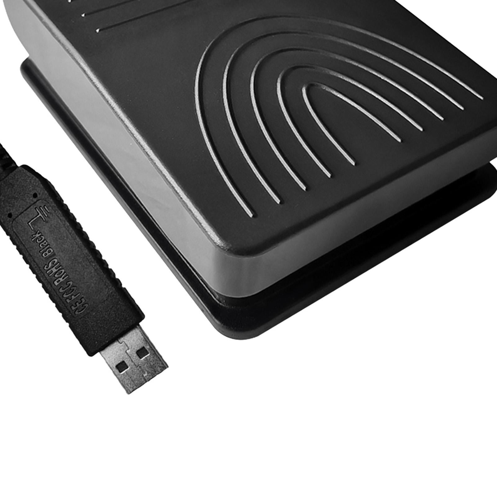 220V USB Foot Pedal Switch Computer Mouse Optical Switch Control Footpedal