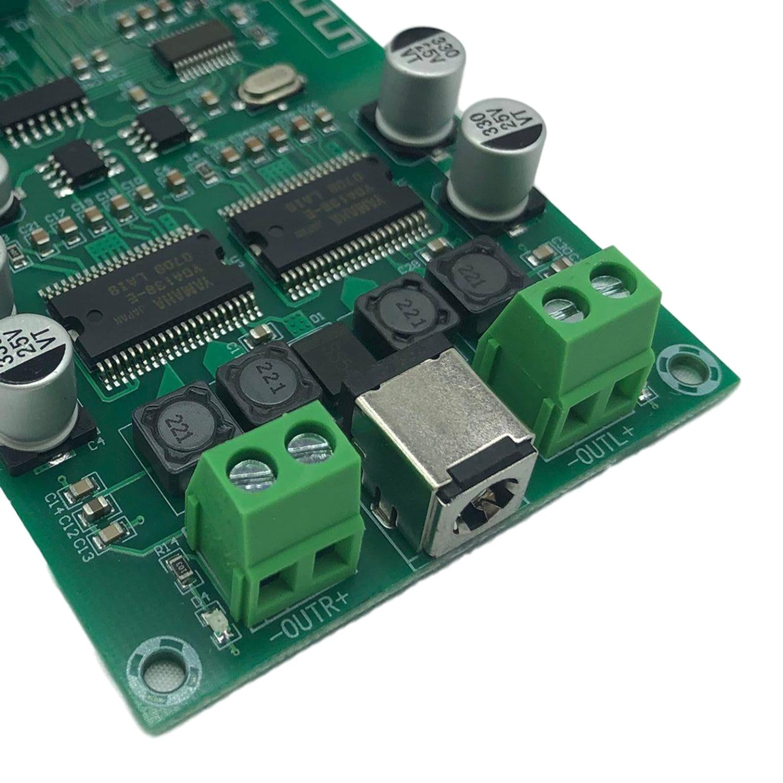 Two-Channel Stereo High Power Digital Amplifier Board Bluetooth 5.0 80mA