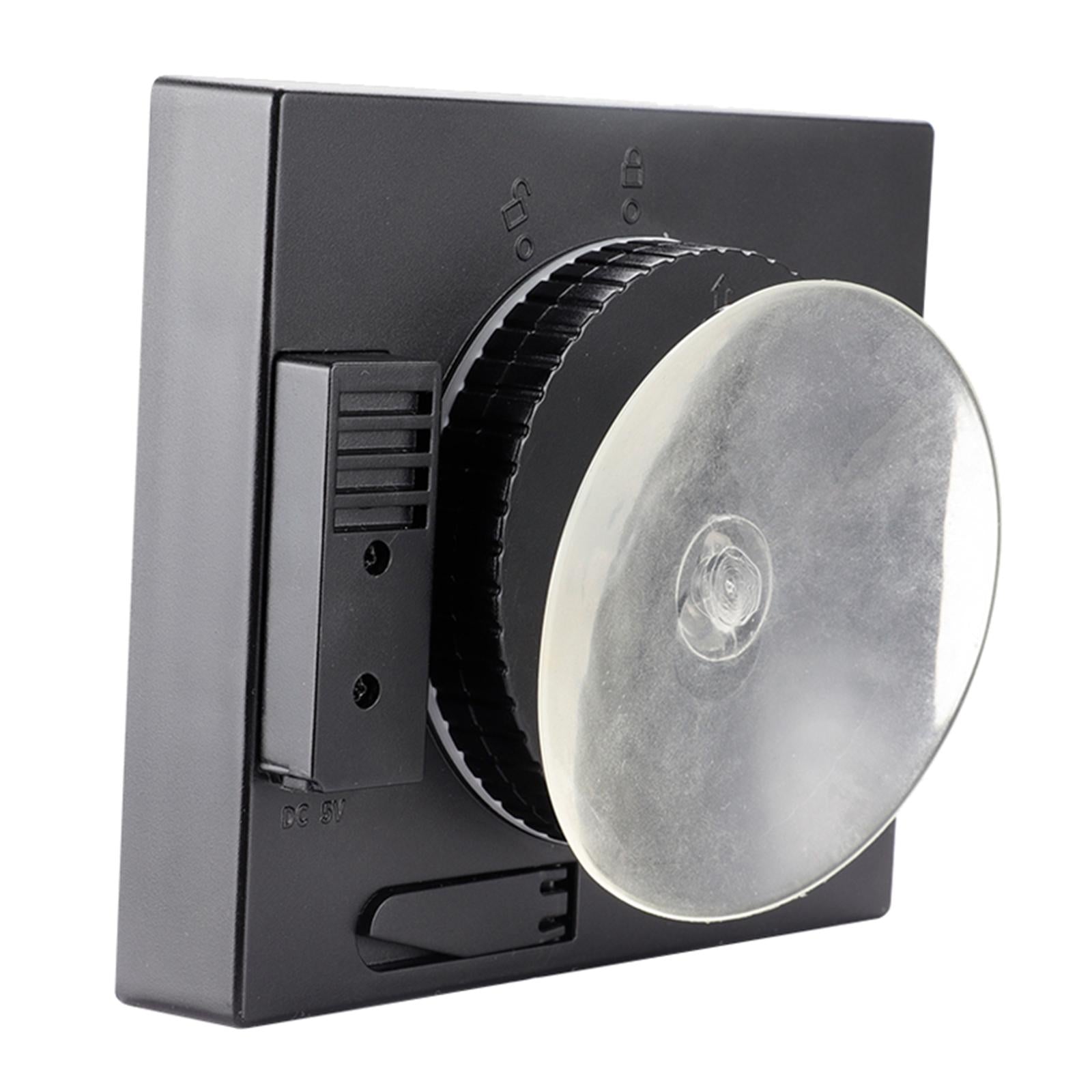 Desktop Wall Digital LCD Shower Clock Humidity Temperature LCD Display Black