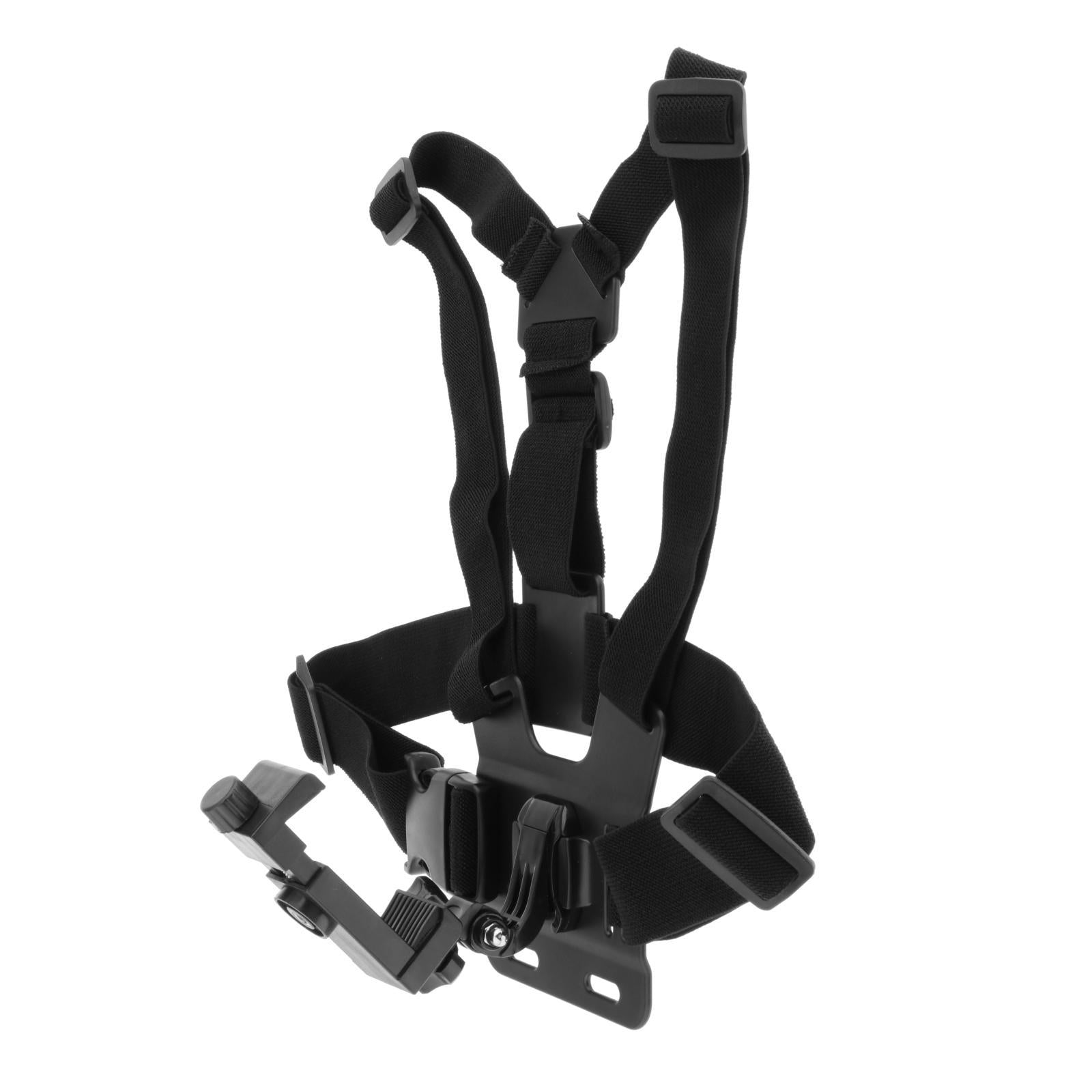 Smartphone Chest Mount Harness Strap Holder with Cell Phone Clip Adjustable