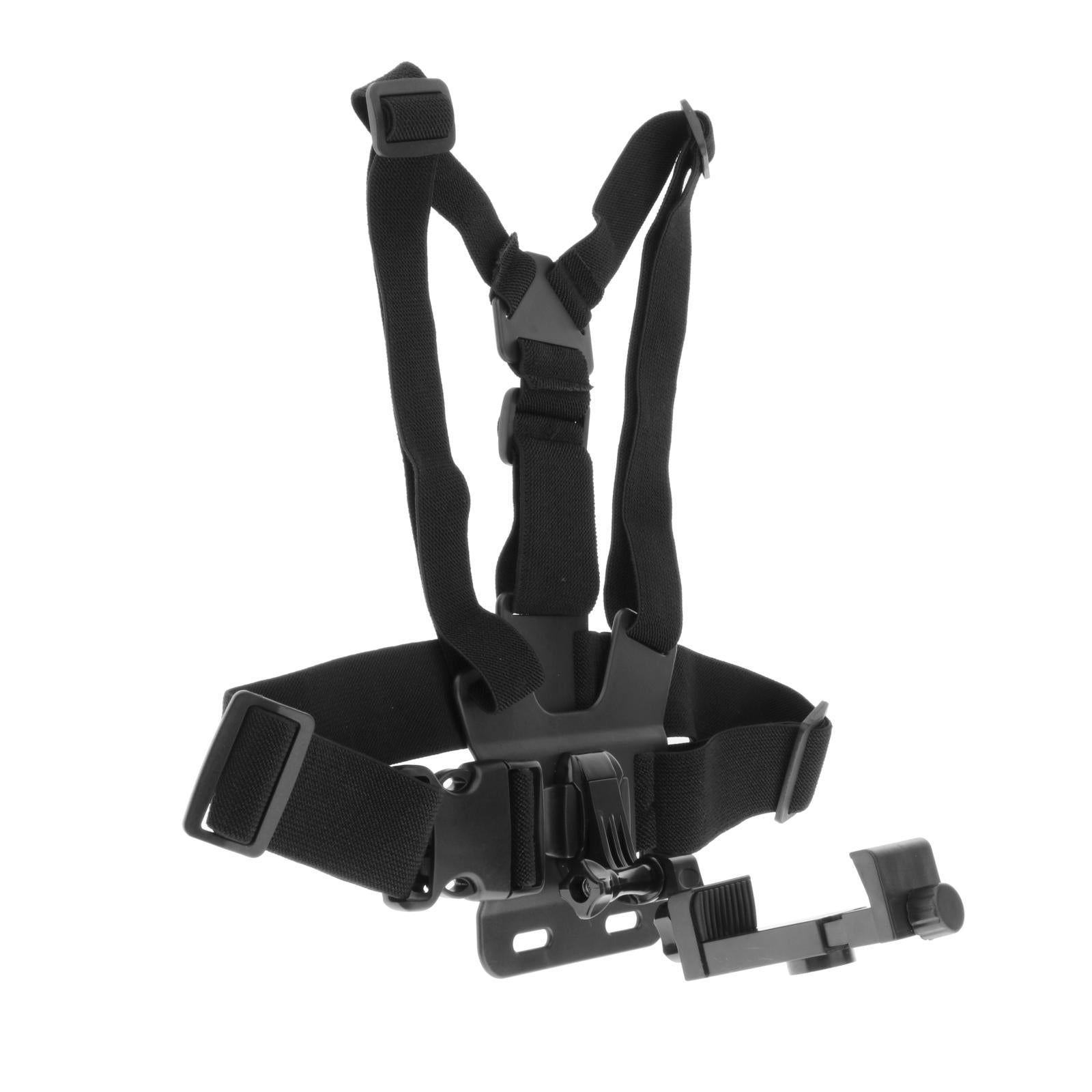 Smartphone Chest Mount Harness Strap Holder with Cell Phone Clip Adjustable