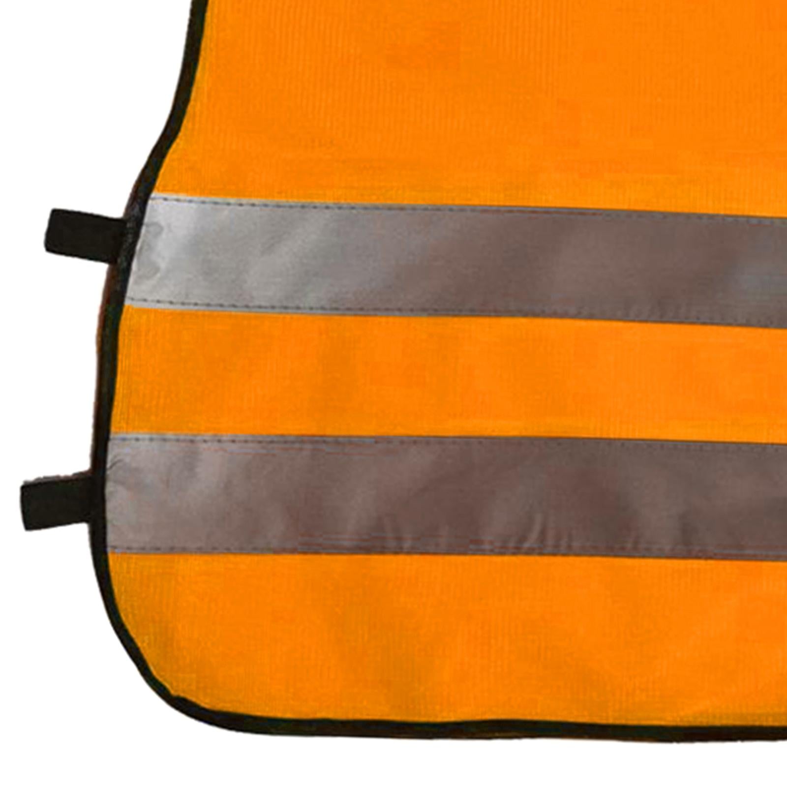Hi Vis Child Safety Reflective Vest Waistcoat Traffic Work Cycling Clothes orange