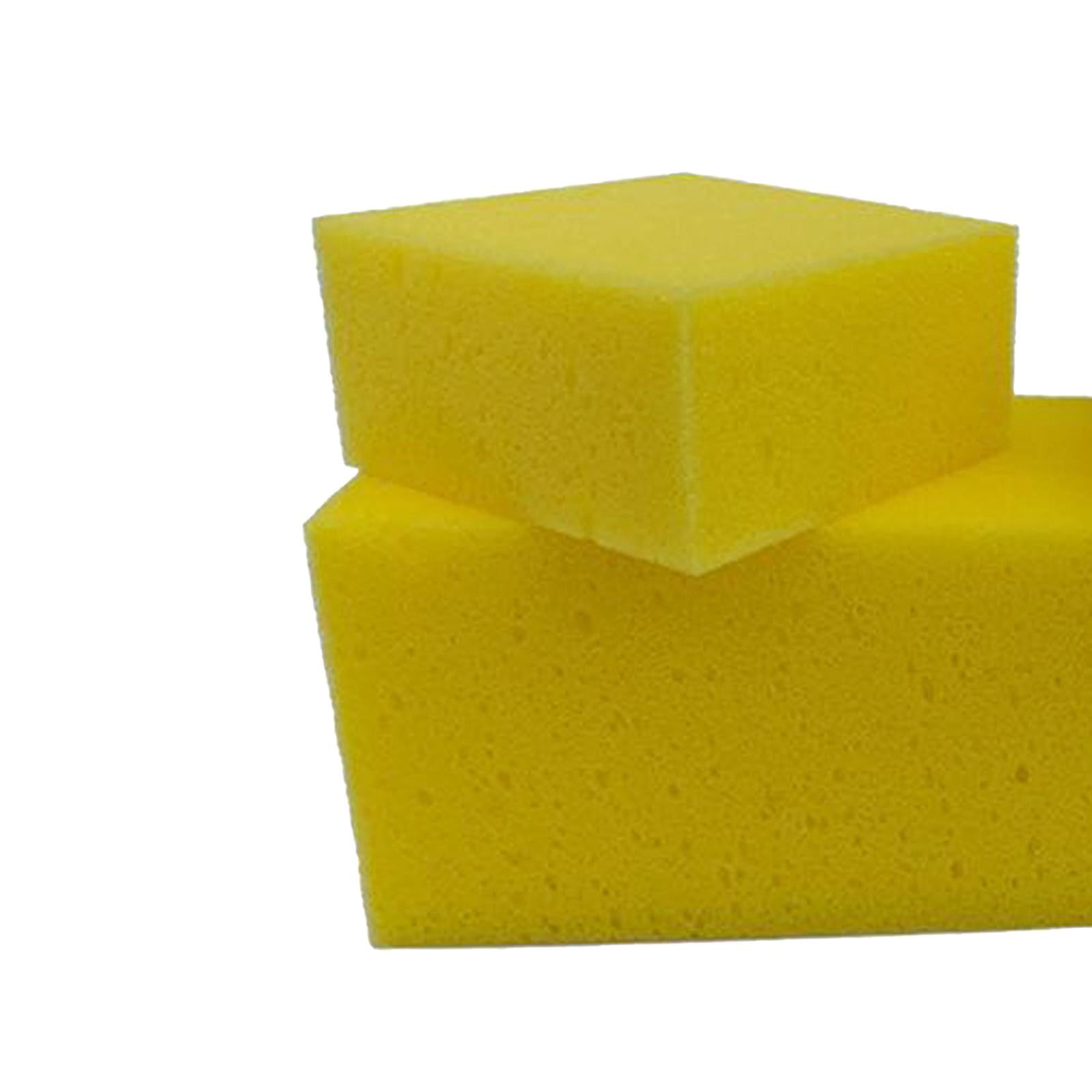 Auto Car Foam Sponges Block Cellulose Sponge Multi-uses for Glass Dish Cup 20x10x7cm