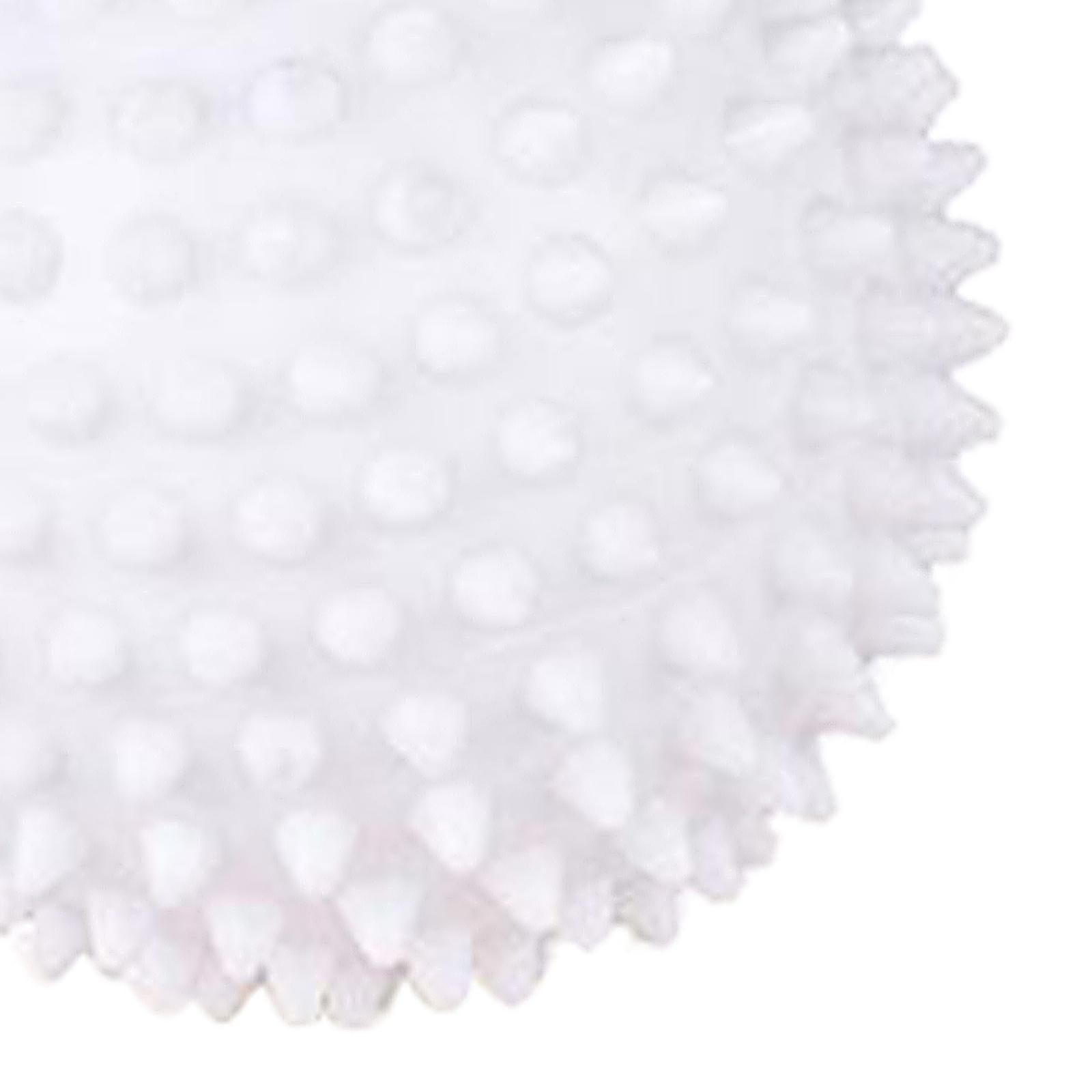 Feet Spiky Massage Ball for Back Body Trigger Point Muscle Relaxation 9cm white