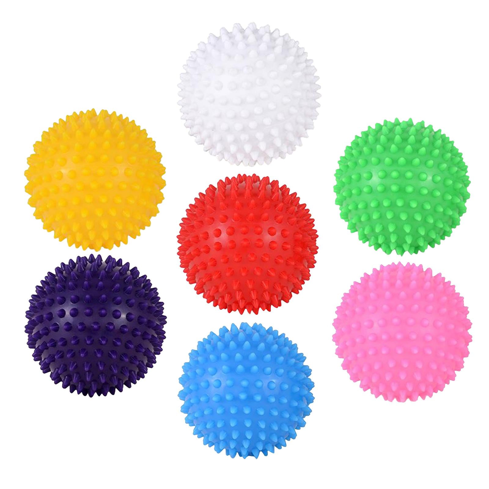 Feet Spiky Massage Ball for Back Body Trigger Point Muscle Relaxation 9cm white