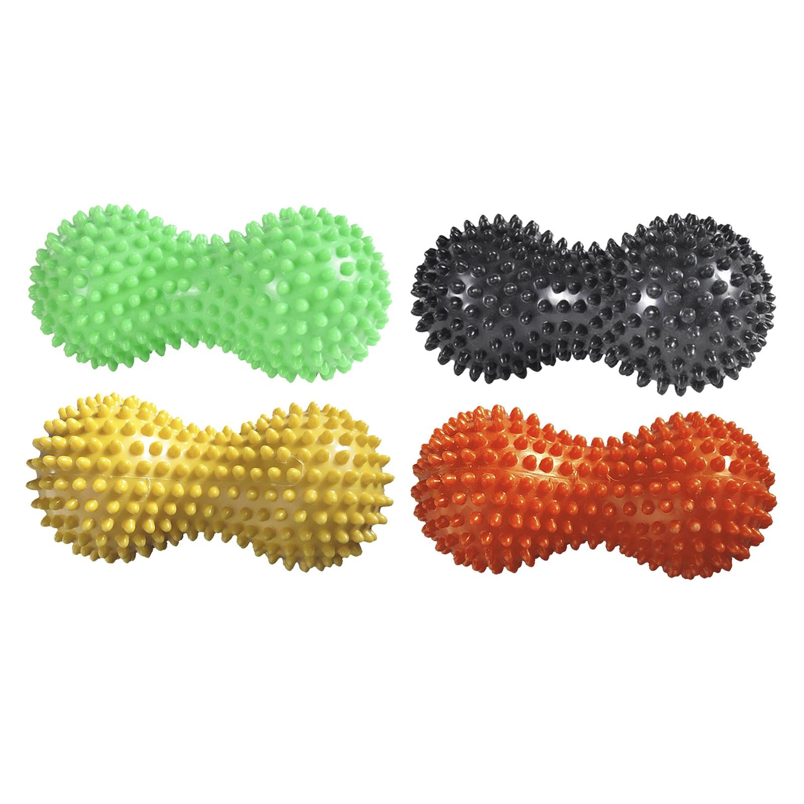 Peanut Roller Massage Ball for Muscle Deep Tissue Myofascial Release Yellow