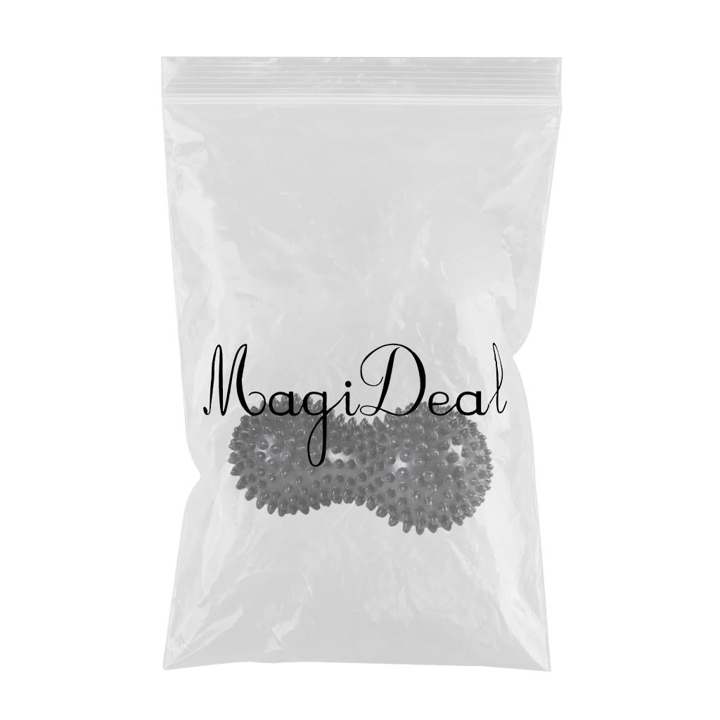 Peanut Roller Massage Ball for Muscle Deep Tissue Myofascial Release Black