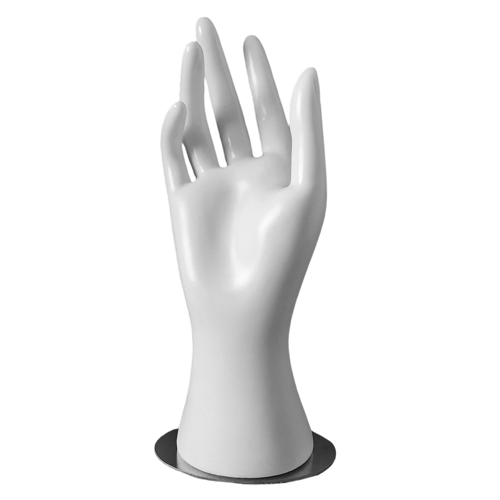 MANNEQUIN HAND Model JEWELLERY RING BRACELET DISPLAY STAND White