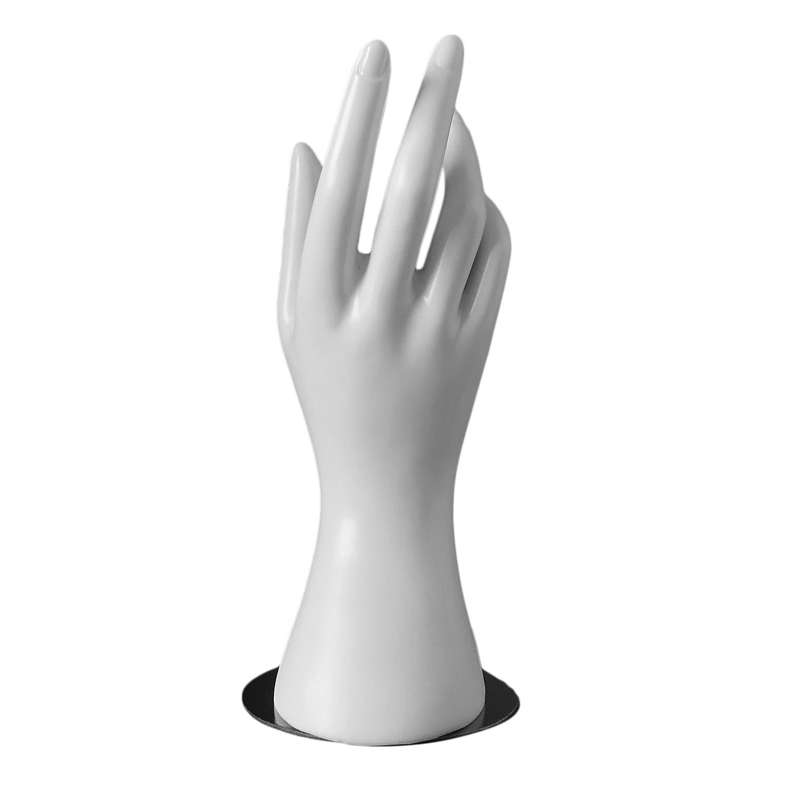MANNEQUIN HAND Model JEWELLERY RING BRACELET DISPLAY STAND White