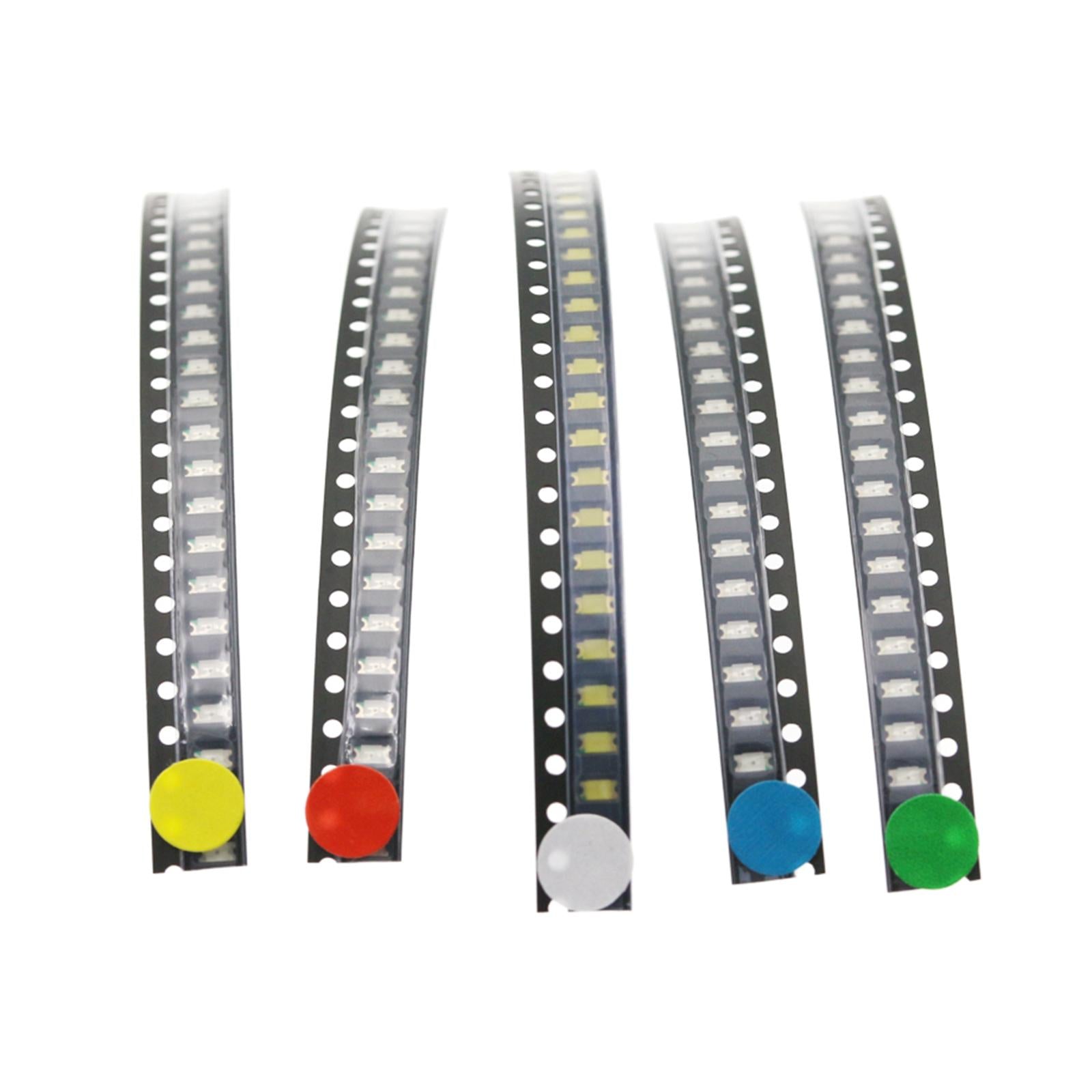 100x SMD LED Diode Lights Electronics Components Light Emitting Diodes 1206