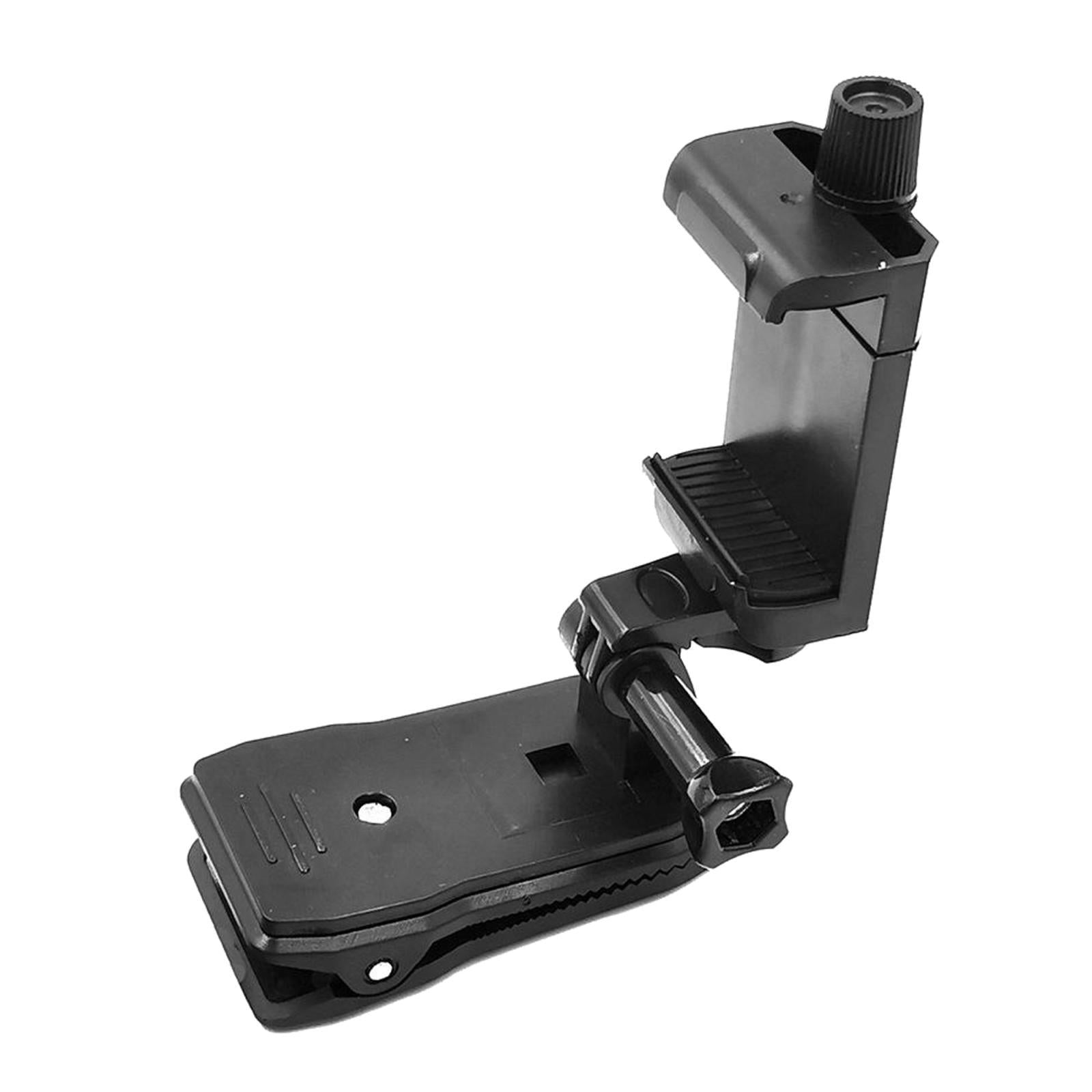 Action Camera Clamp Mount Kit Backpack Strap Clip Holder 360 Degree Rotate
