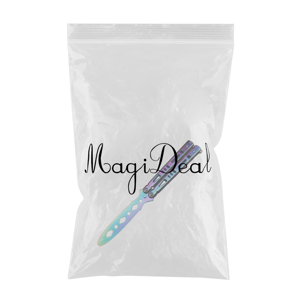 Steel Butterfly Practice Knife Trainer Training Tool Portable Multicolor