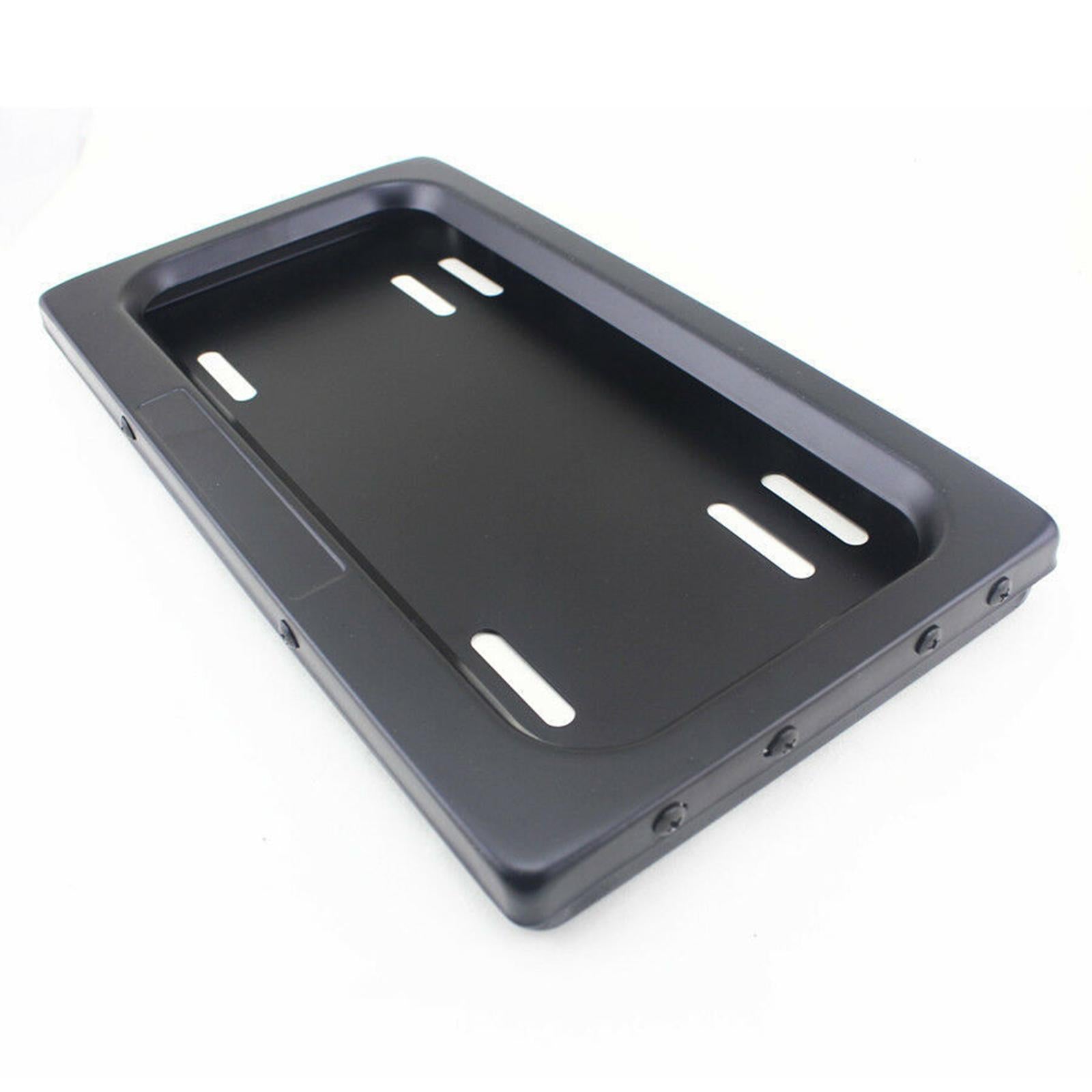 Hide-Away Shutter Cover Up Electric License Plate Frame w/ Remote Control