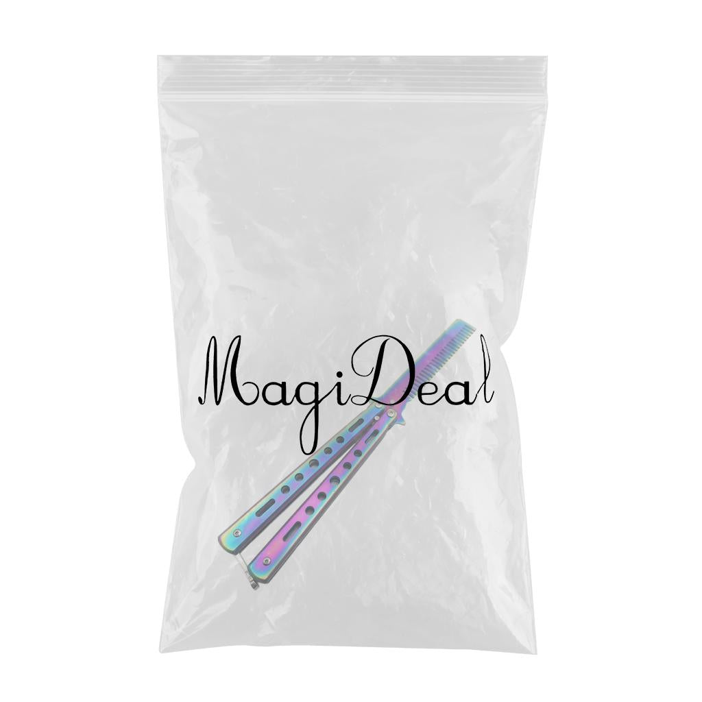 Butterfly Knife Trainer Stainless Steel Martial Arts Practice Swords Style B