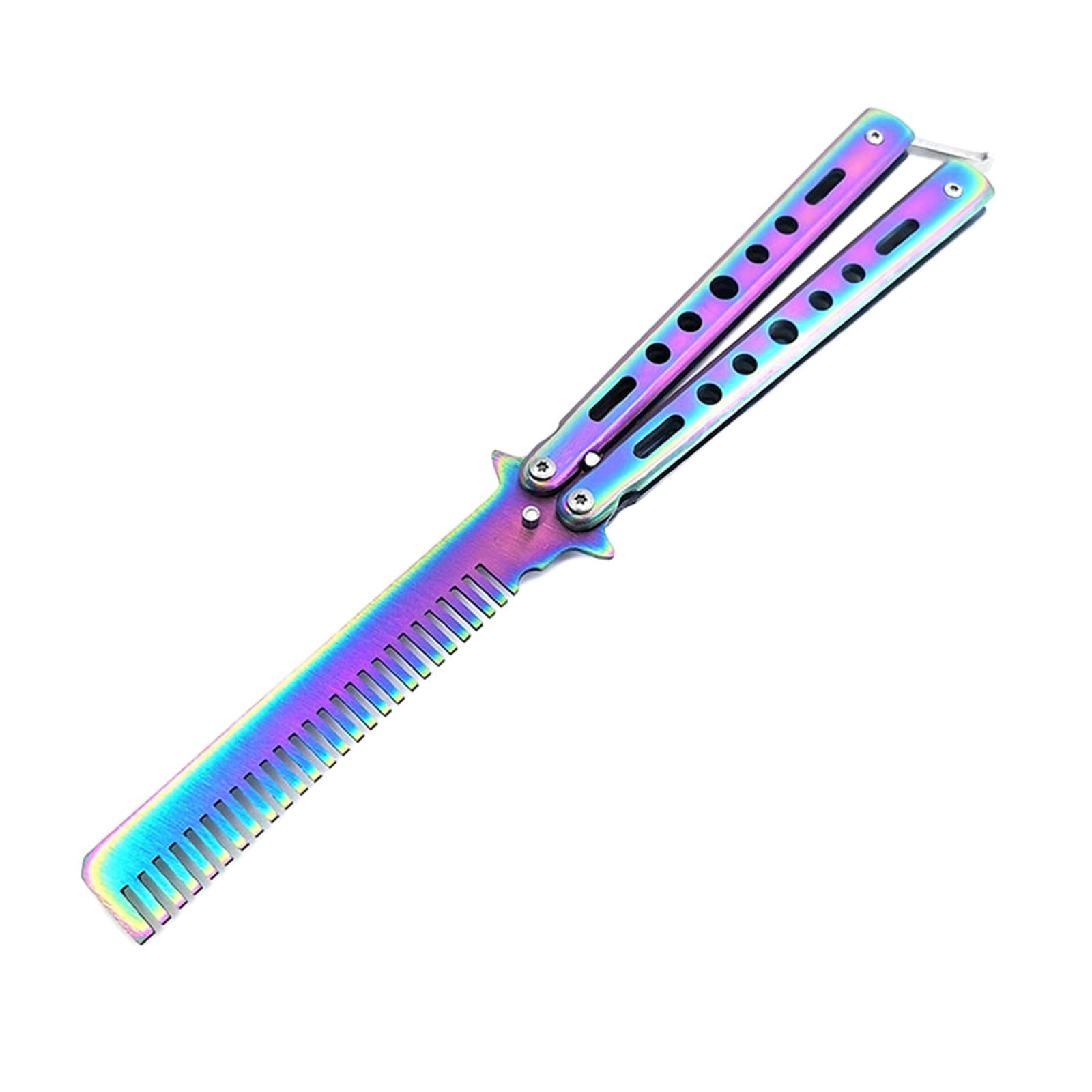 Butterfly Knife Trainer Stainless Steel Martial Arts Practice Swords Style B