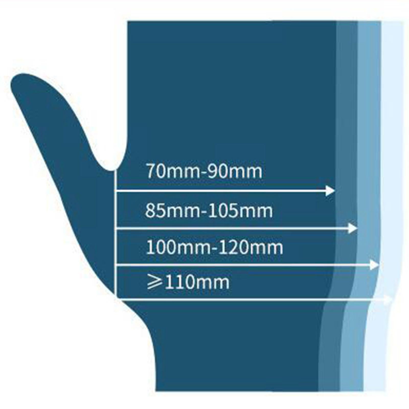 10Pcs Strong Nitrile Gloves Powder Free Pet Care Protective Gloves Blue L
