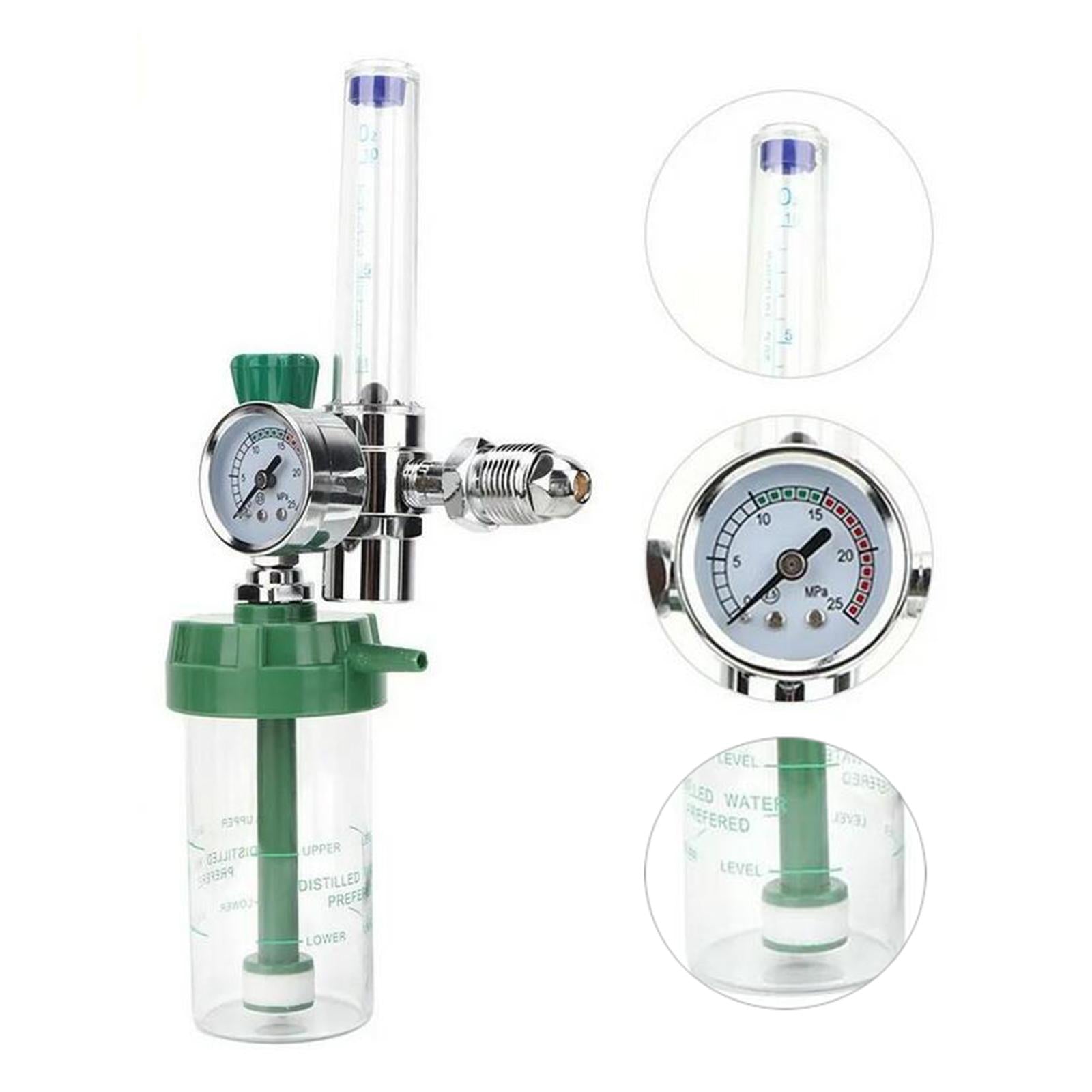 Oxygen Pressure Reducing Regulator Flowmeter Gauge Valve Buoy Type 1-10L/min