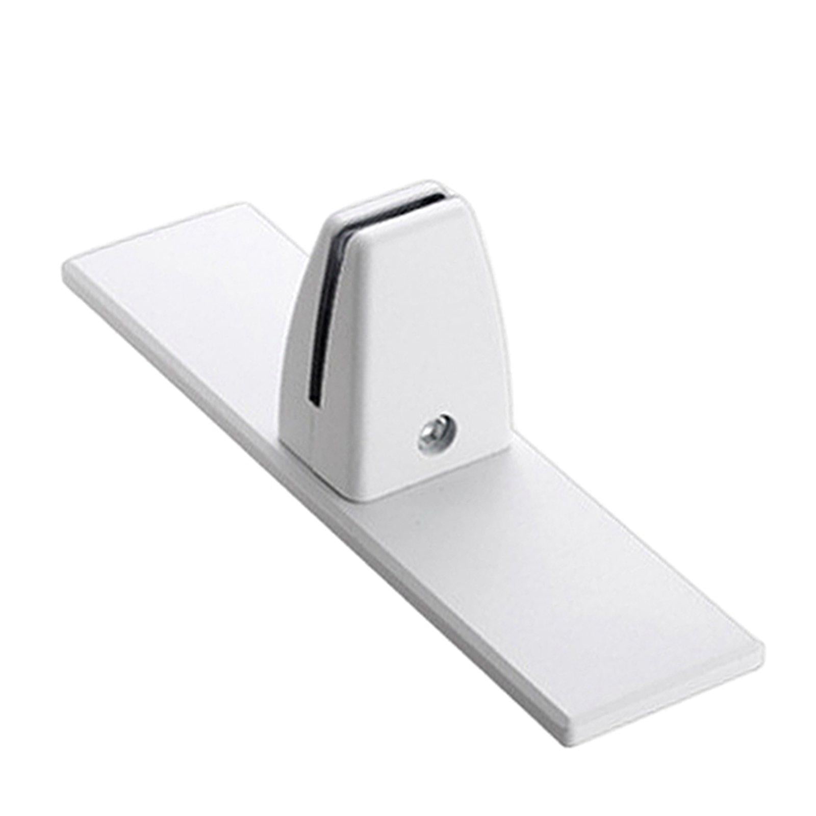 Office Desktop Partition Bracket Screen Clamp Clips No Drilling White
