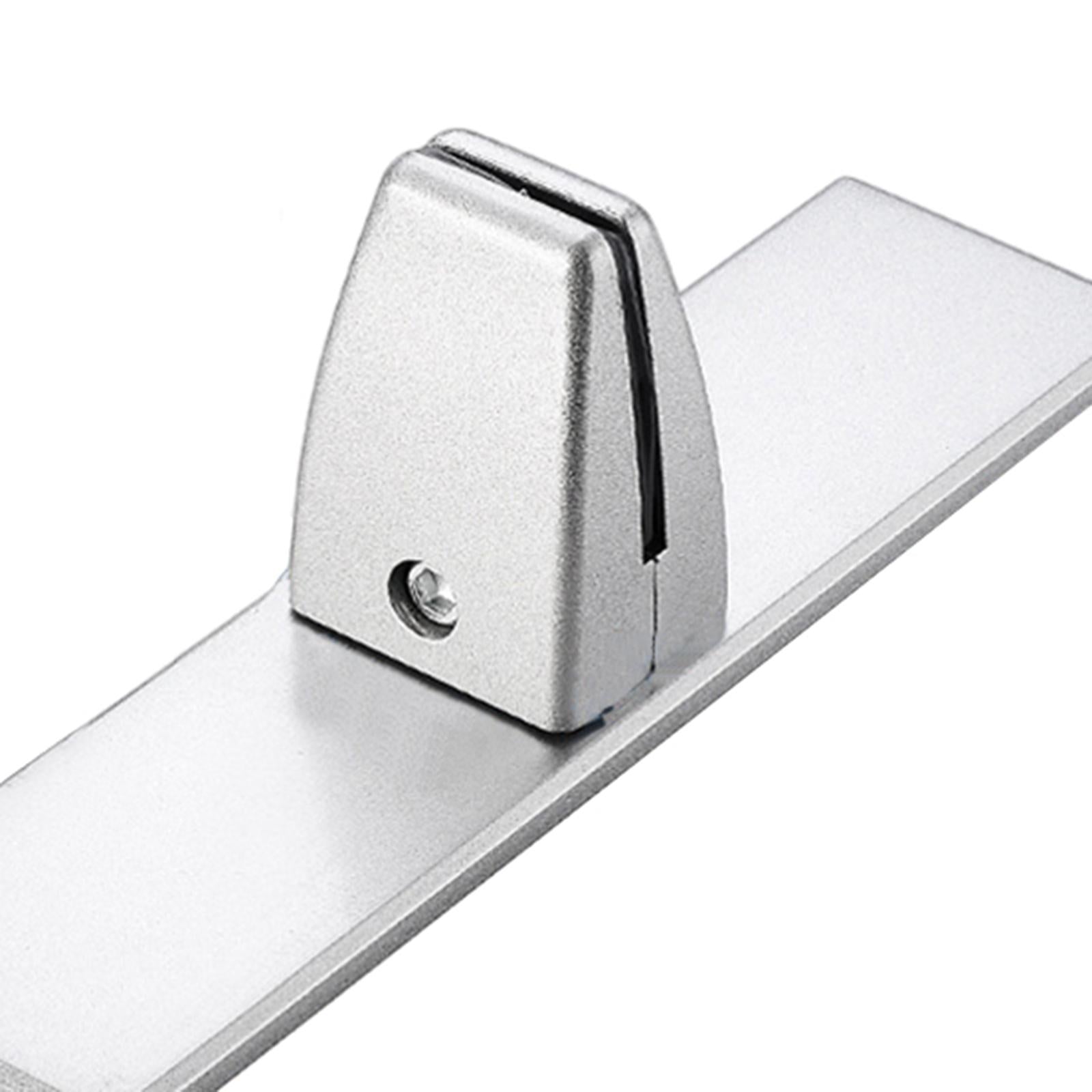 Office Desktop Partition Bracket Screen Clamp Clips No Drilling Silver