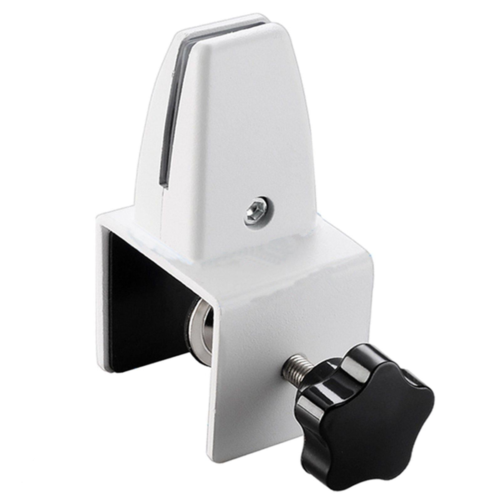 Office Desktop Partition Bracket Screen Clamp Clips Manual White