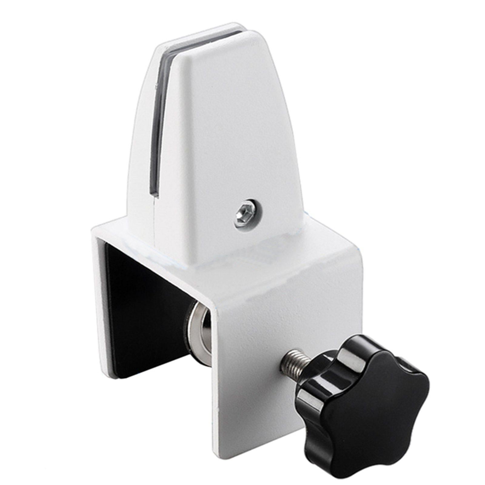 Office Desktop Partition Bracket Screen Clamp Clips Manual White