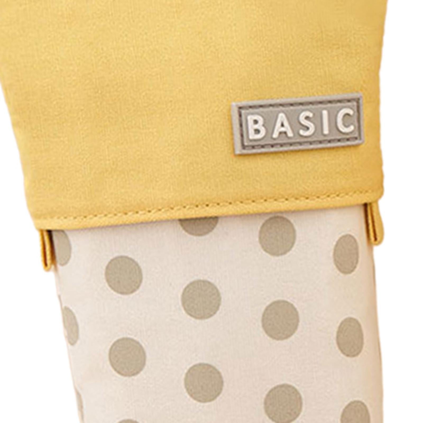 Pencil Telescopic Holder Bag Portable Canvas Cosmetic Pouch Gray Wave Point