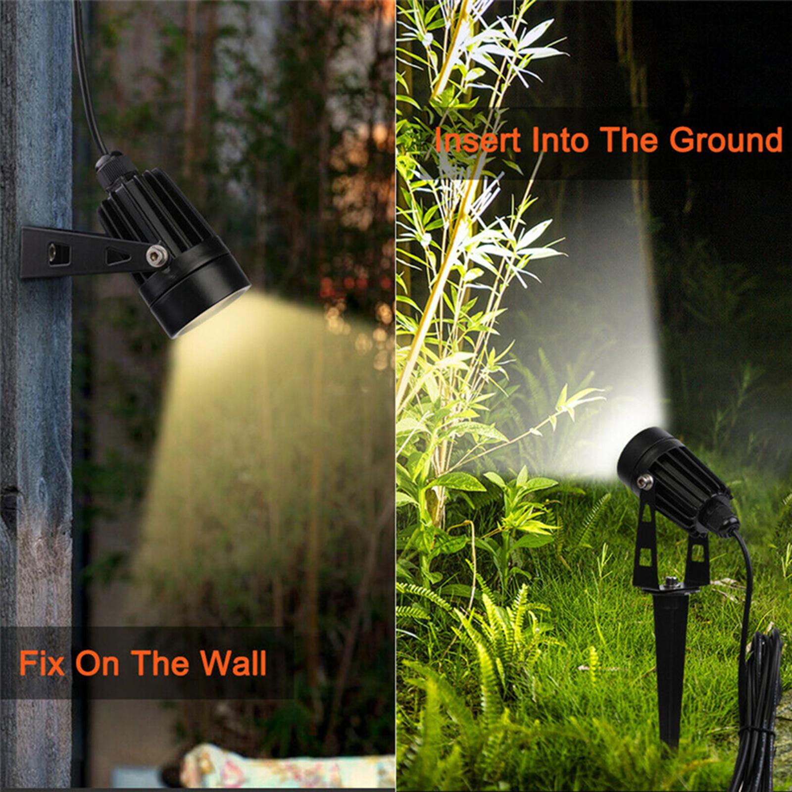 4 pieces Landscape Lights LED12V IP65 Waterproof  Colour Changing Adjustable