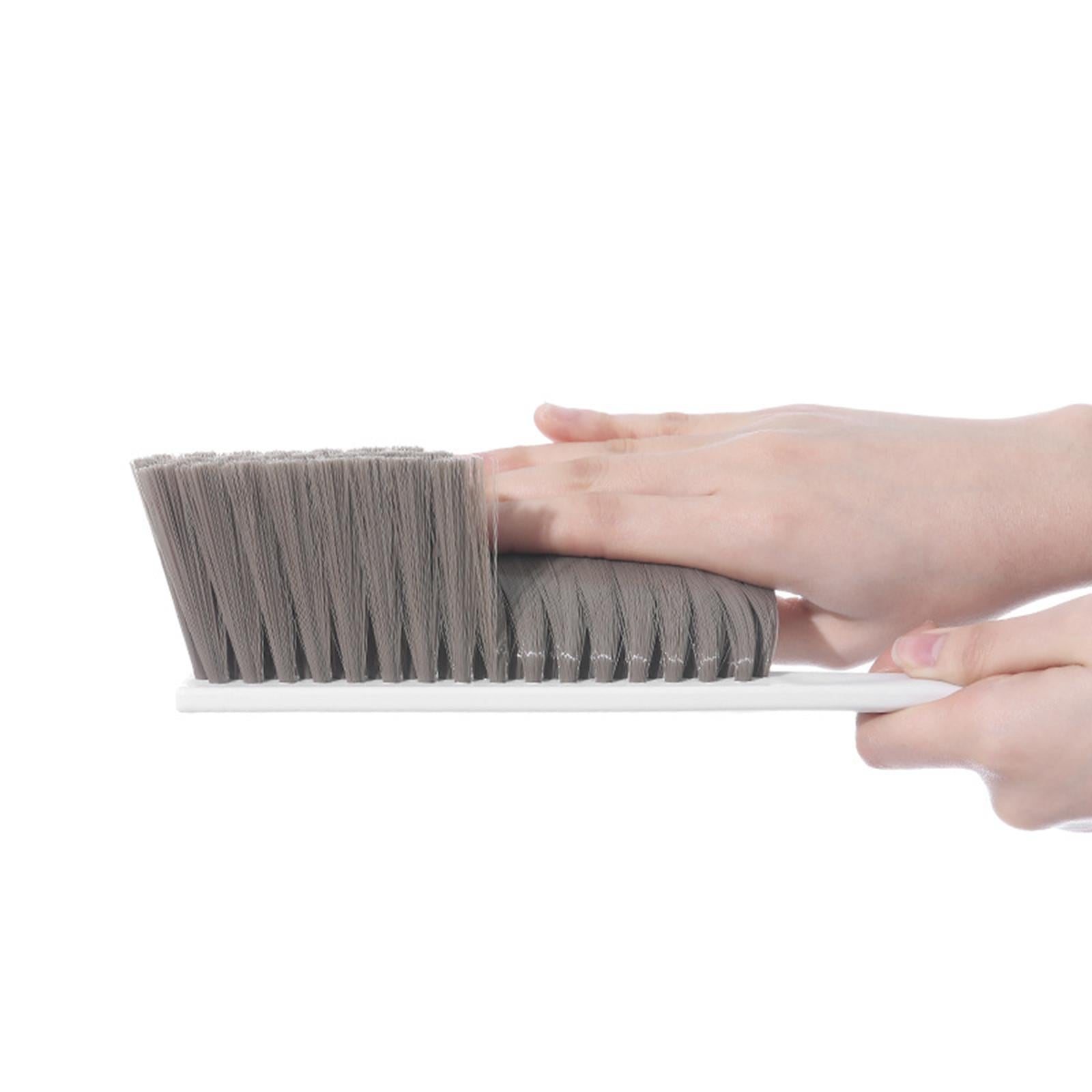 Dustpan and Brush Set Bristles Brush Cleaning Tool for Table Countertop Home