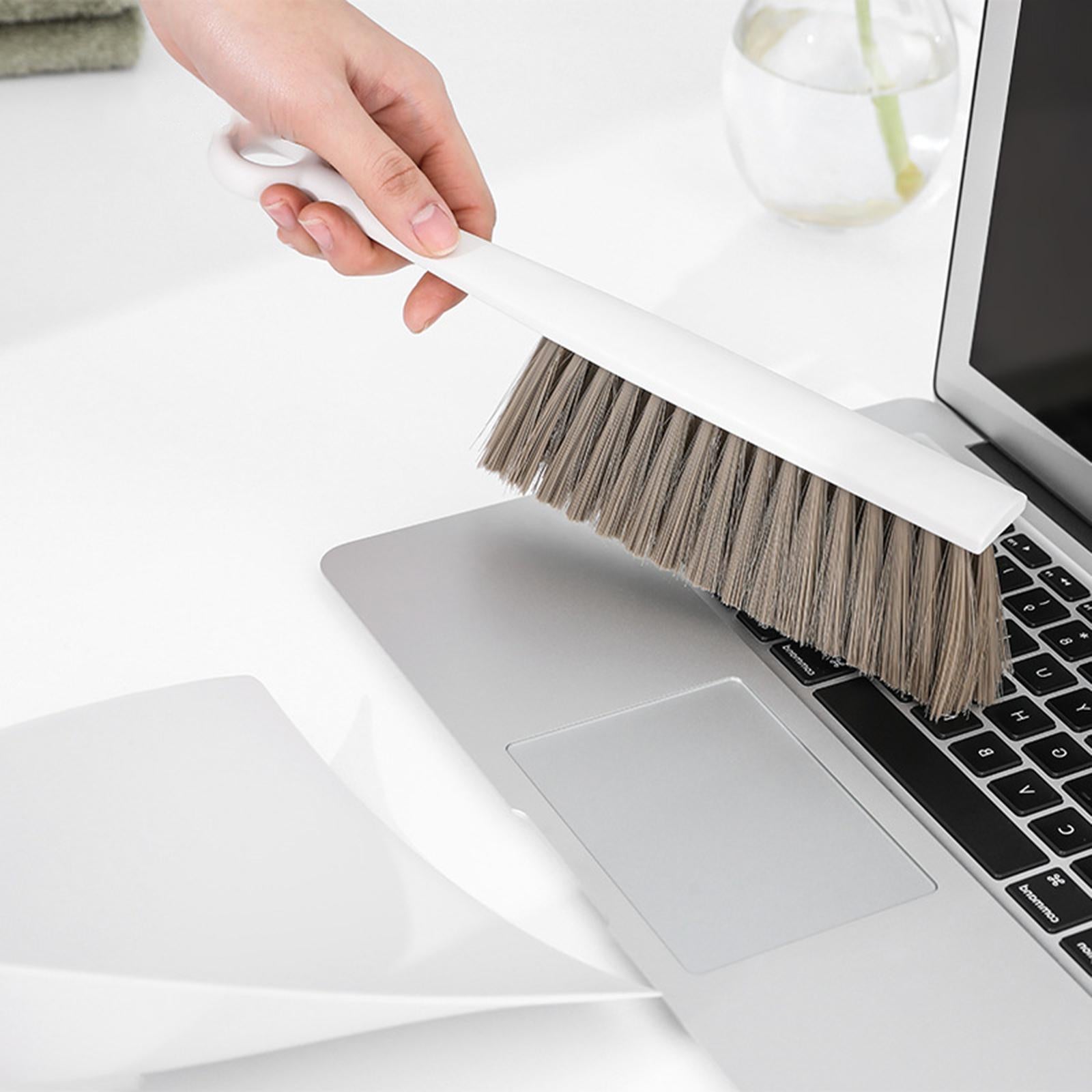 Dustpan and Brush Set Bristles Brush Cleaning Tool for Table Countertop Home