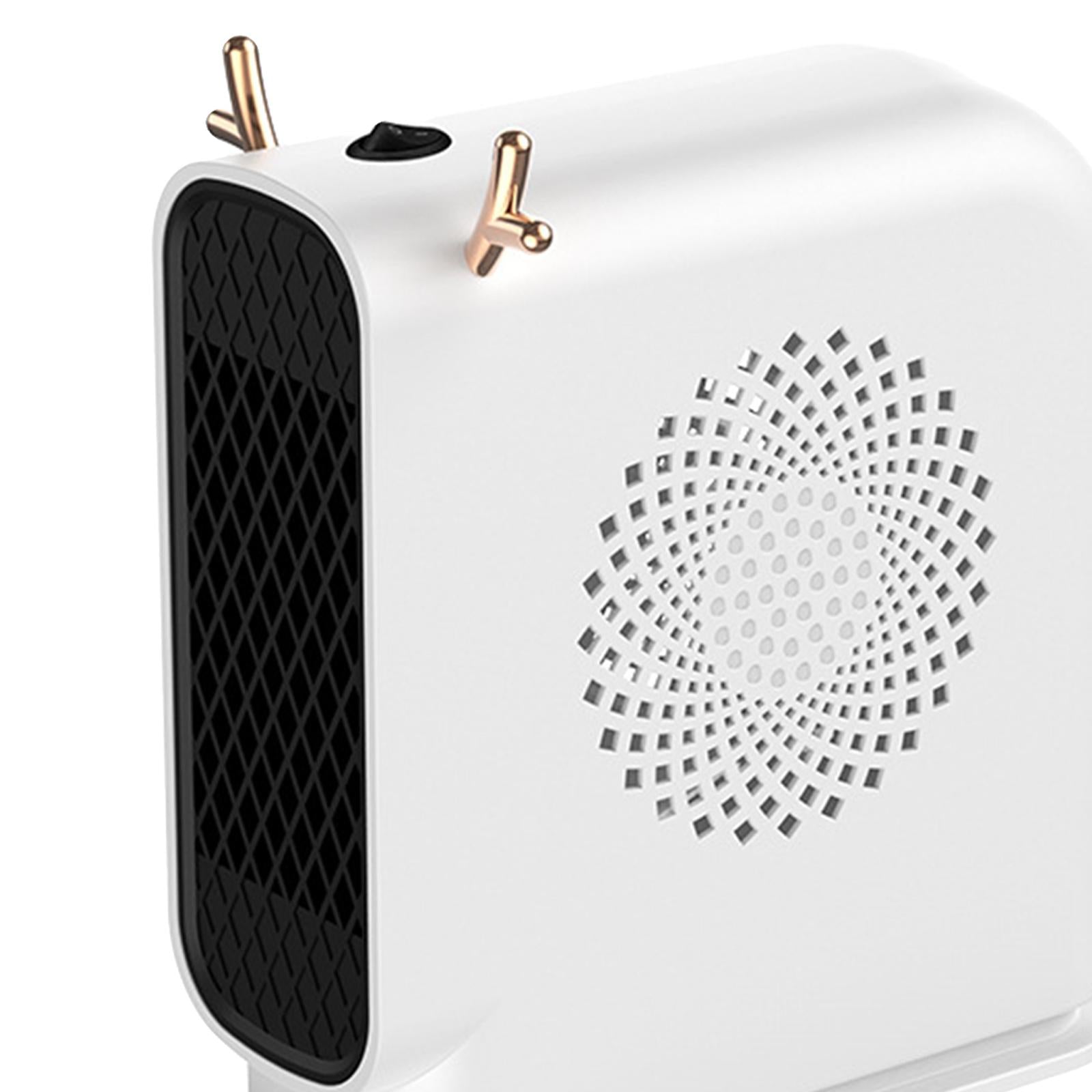 Electric Space Heater Heating Fan Fast Heating for Personal White