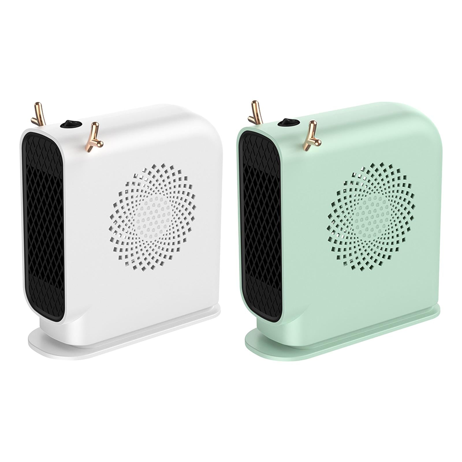 Electric Space Heater Heating Fan Fast Heating for Personal White