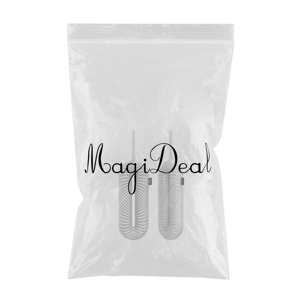 Portable Electric Shoe Dryer Glove Disinfection Wire control Timer White