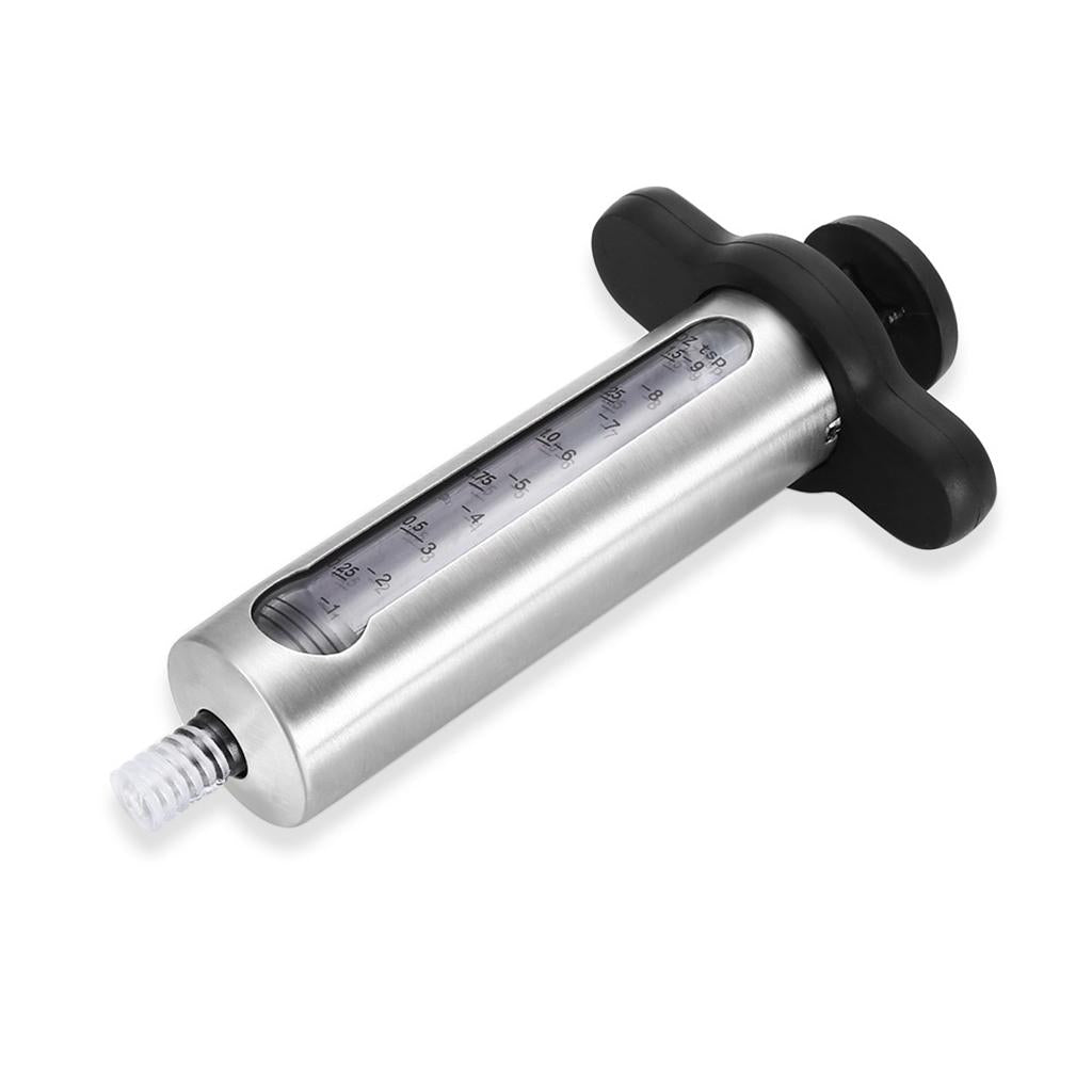 PP Stainless Steel Needles Spice Syringe Set BBQ Meat Flavor Injector Kit