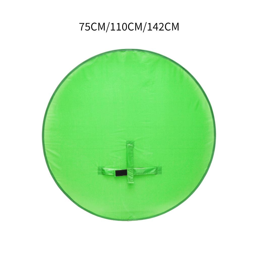 Photography Reflector Portable Green Screen Background for Record 142cm