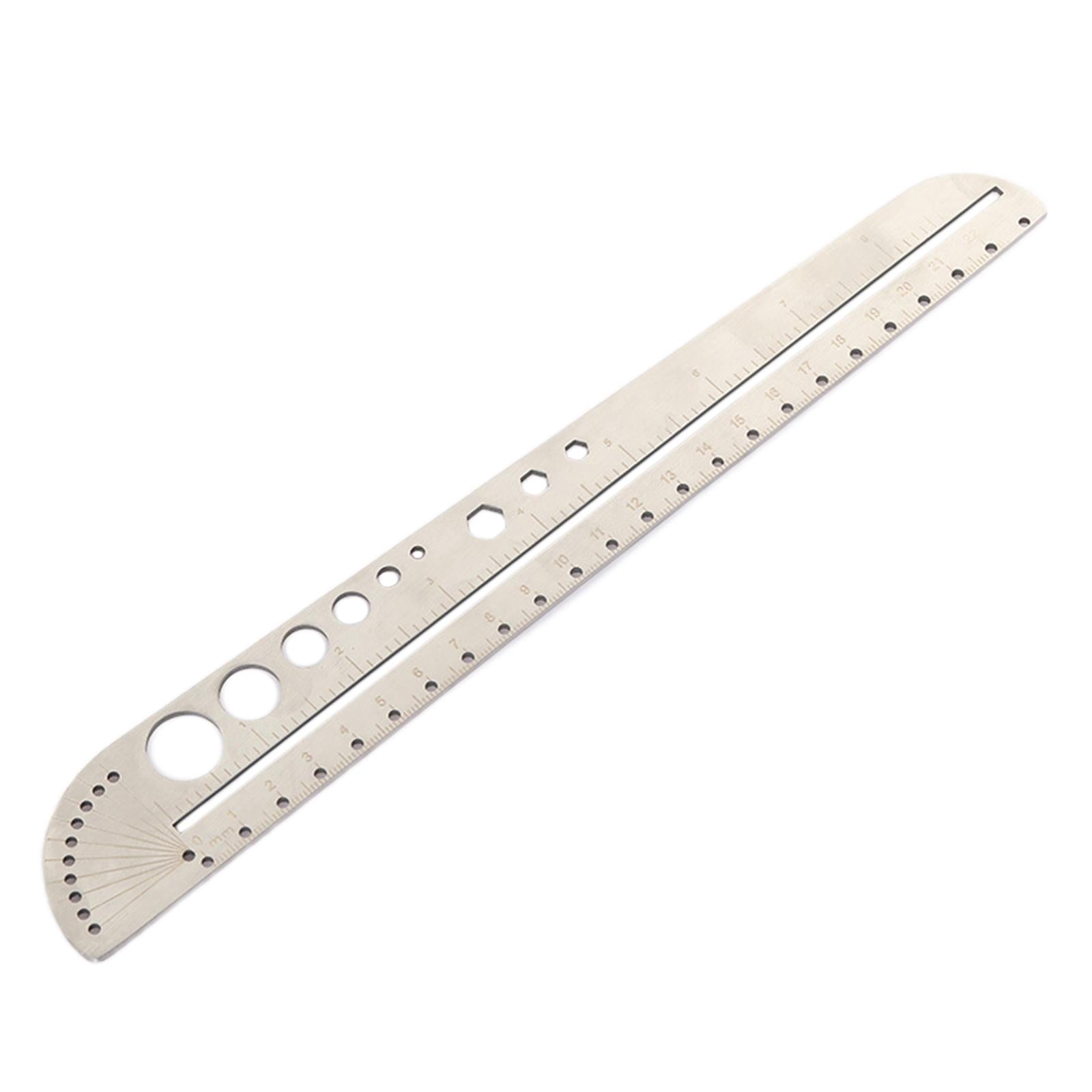 Multifunctional Angle Protractor Ruler Clear Scale for School Engineers