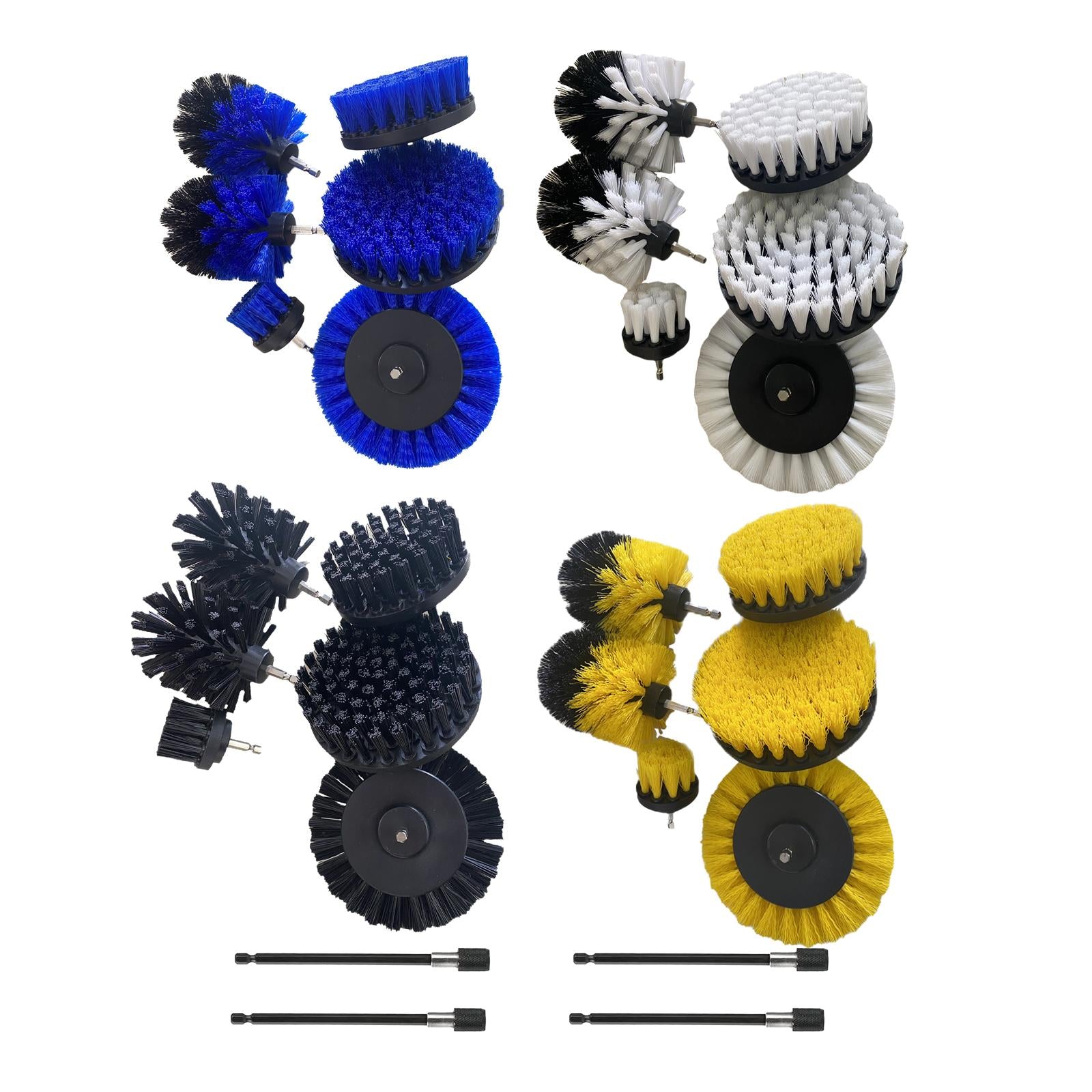 7Pcs Drill Brush Attachment Cleaner Combo Replacement