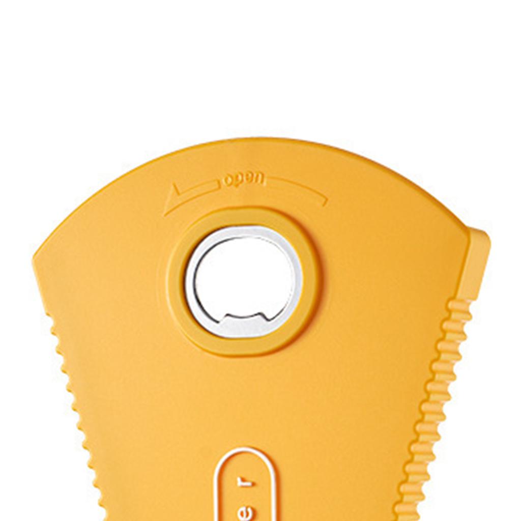 Portable Bottle Opener Beer Bottle Opener Can Opener for Cafe KTV Yellow