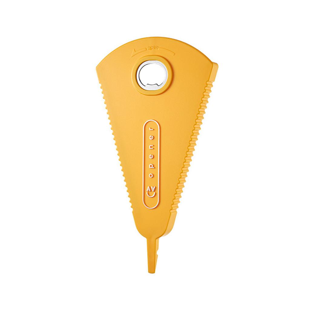 Portable Bottle Opener Beer Bottle Opener Can Opener for Cafe KTV Yellow