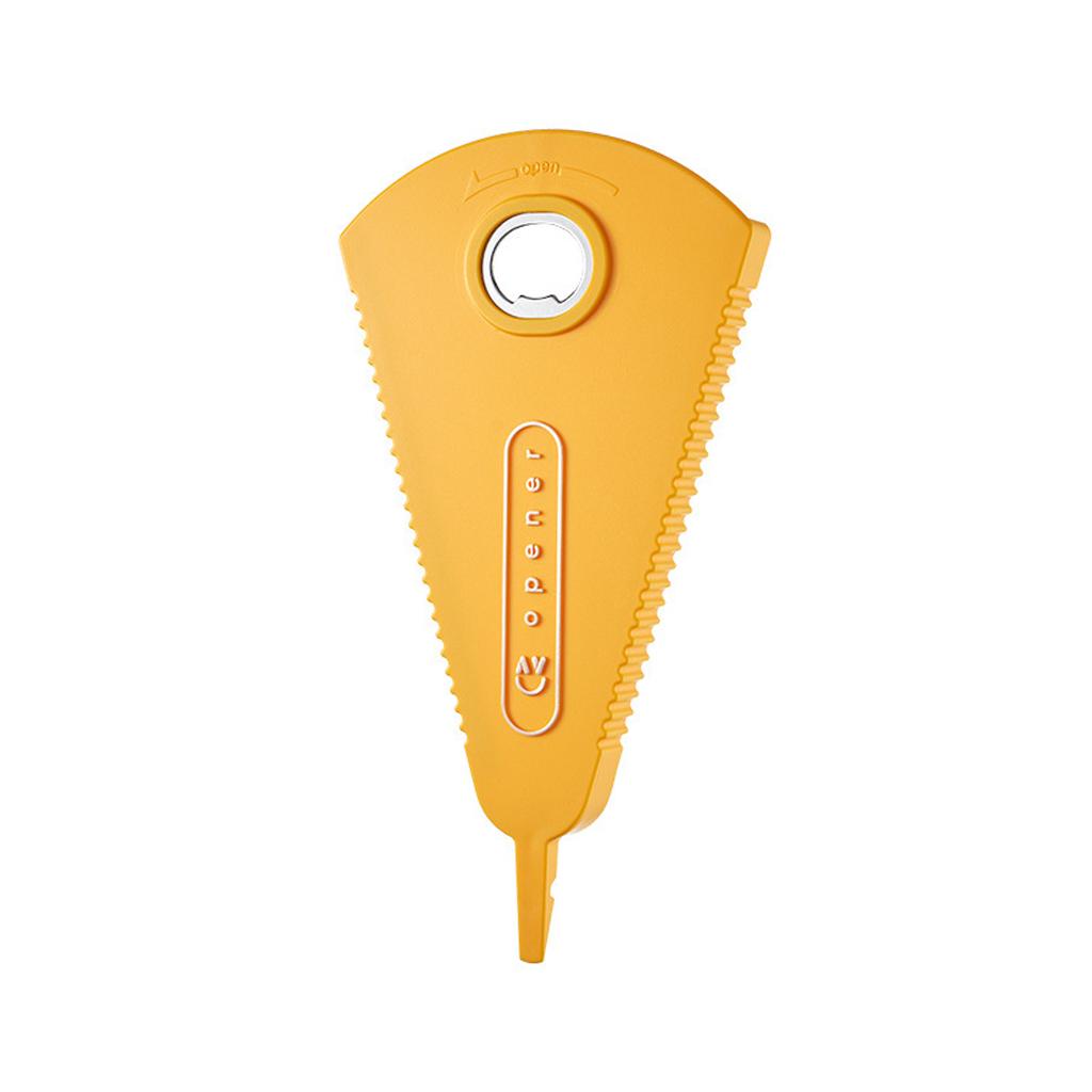 Portable Bottle Opener Beer Bottle Opener Can Opener for Cafe KTV Yellow