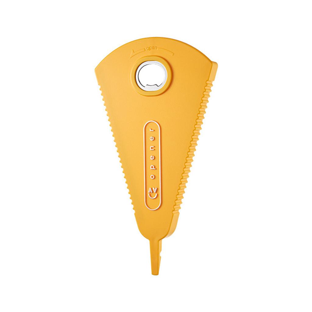 Portable Bottle Opener Beer Bottle Opener Can Opener for Cafe KTV Yellow