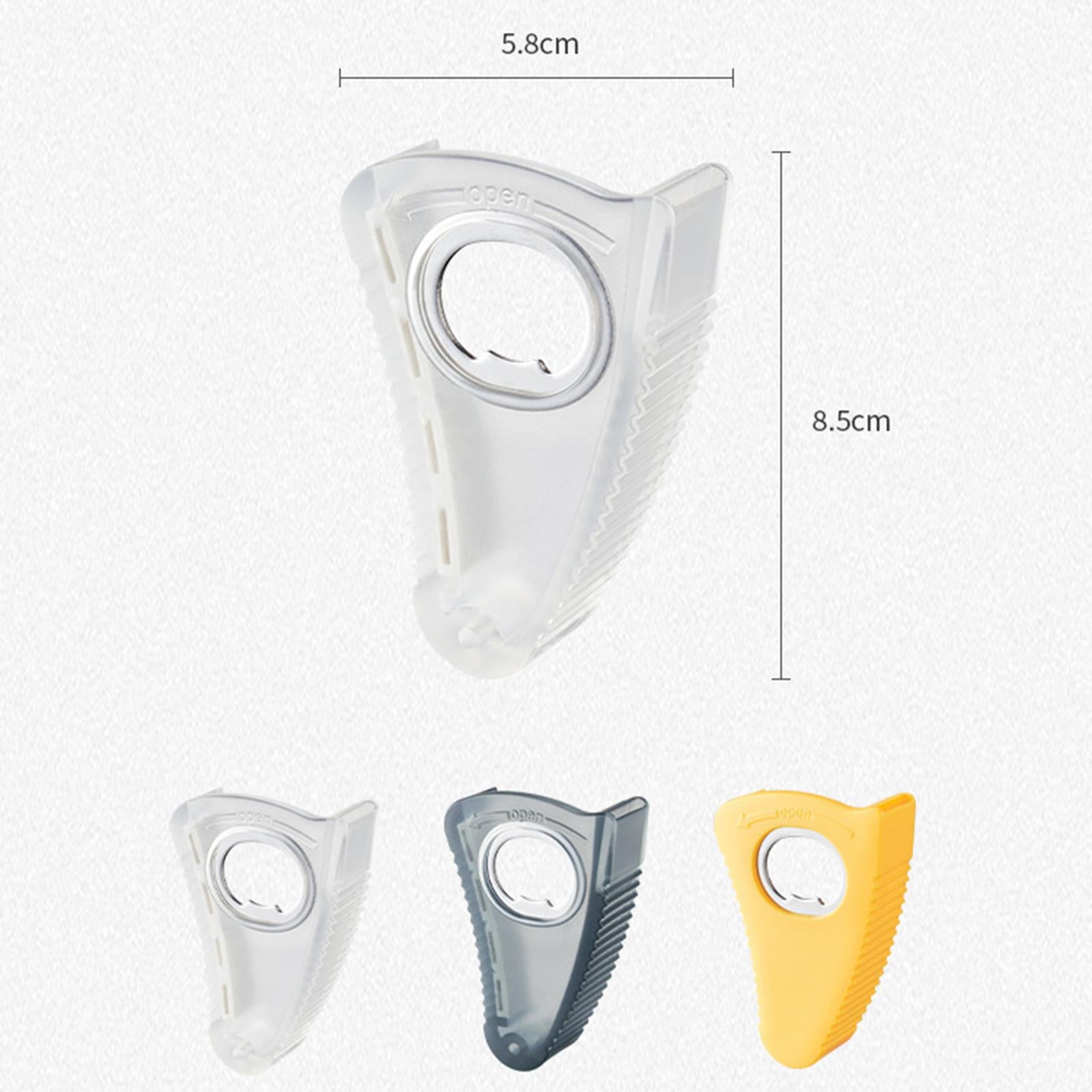 Creative Bottle Opener Non-Slip Kitchen Tools Protable for Office Home Transparent