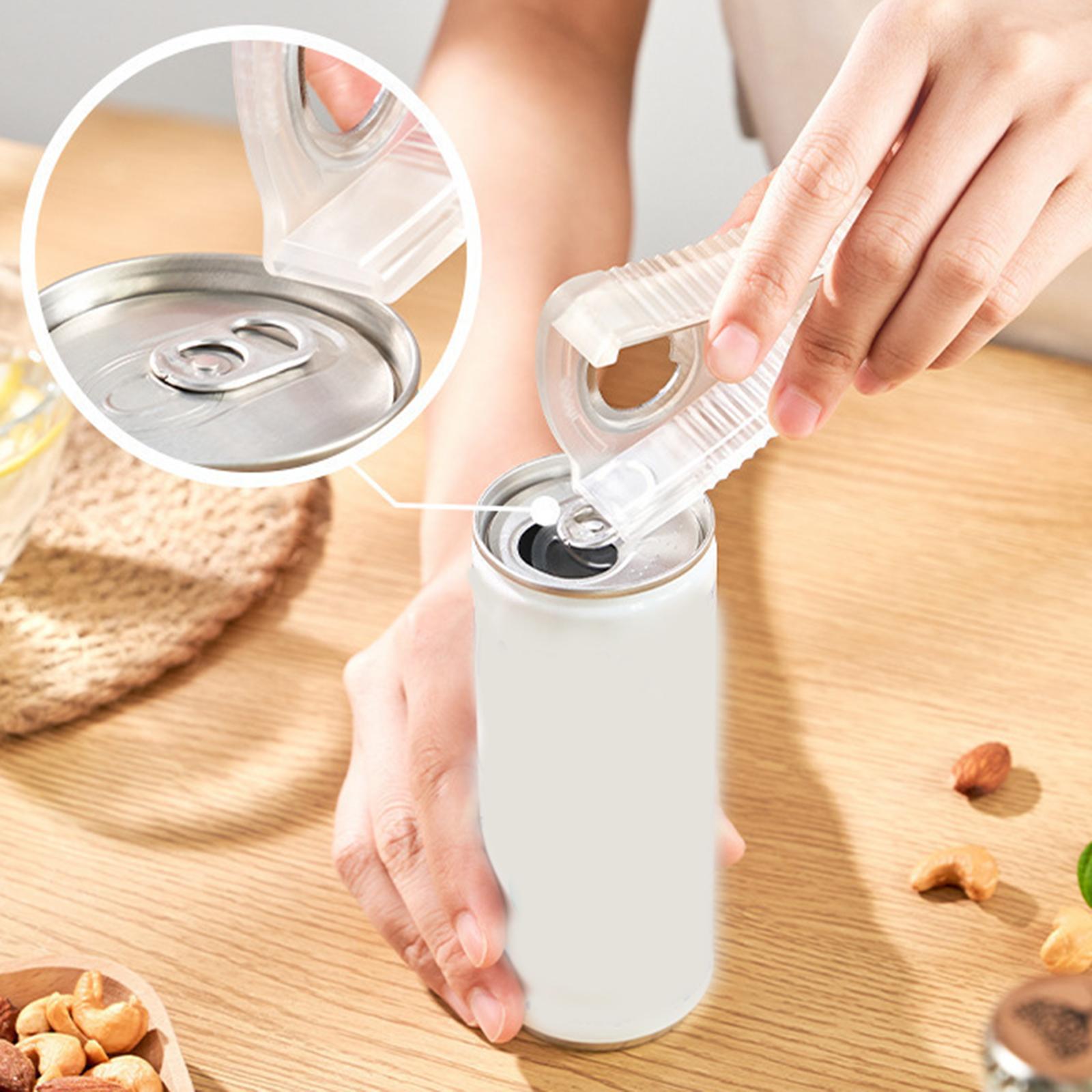 Creative Bottle Opener Non-Slip Kitchen Tools Protable for Office Home Transparent