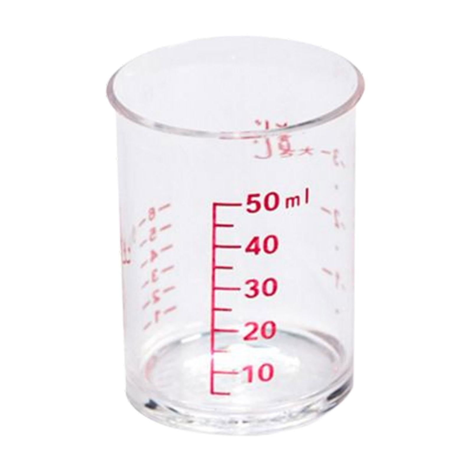 Measuring Cup Heat-Resistant Clear Anti-Freezing for Kitchen Supplies Tools 2pcs no handle