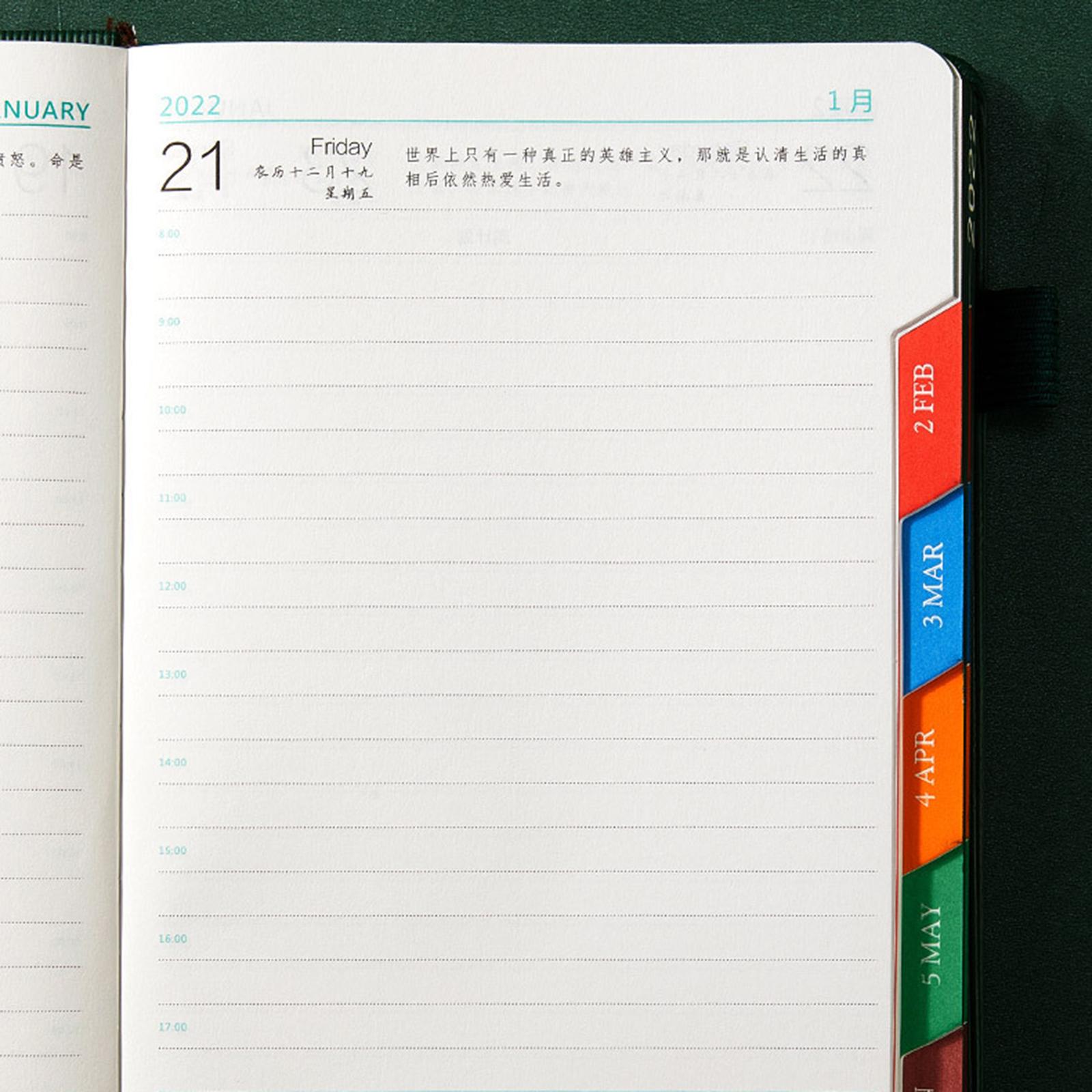 Personal 2022 Planner Planner Planner Notebook Planner Agenda for Ideas Black