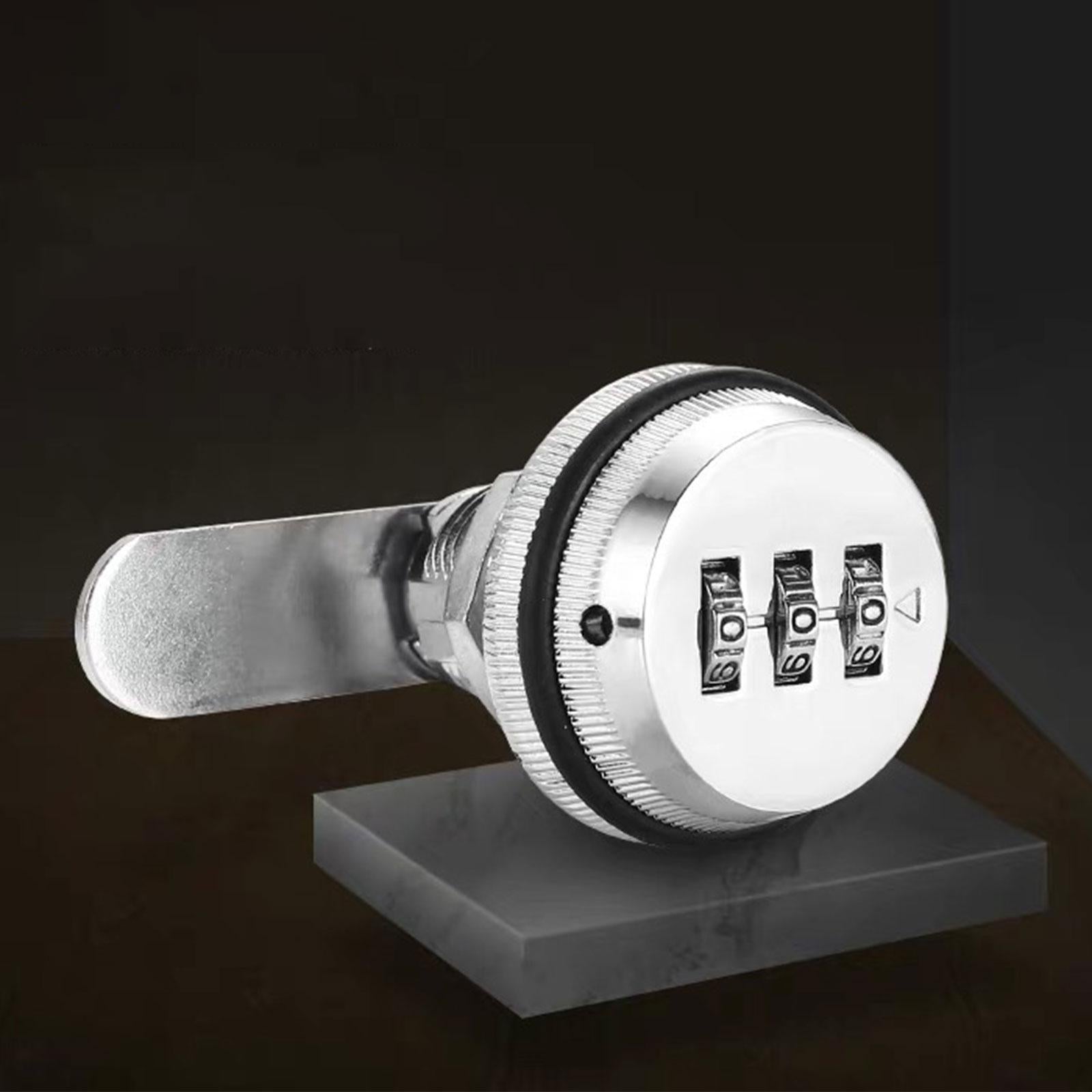 Combination Cam Lock Safe Cabinet Drawer Digital Code For Mail Box Keyless Silver