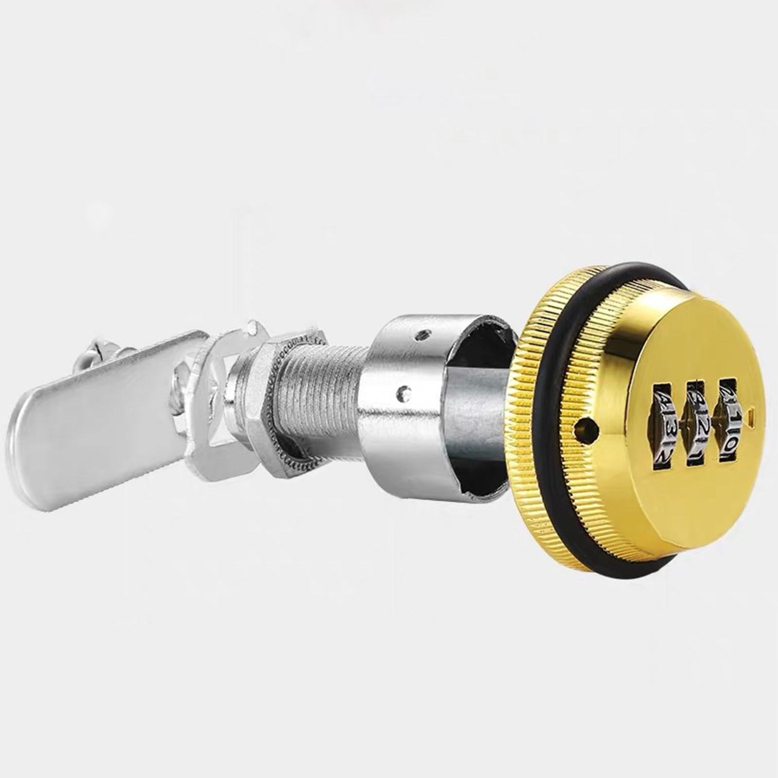 Combination Cam Lock Safe Cabinet Drawer Digital Code For Mail Box Keyless Silver