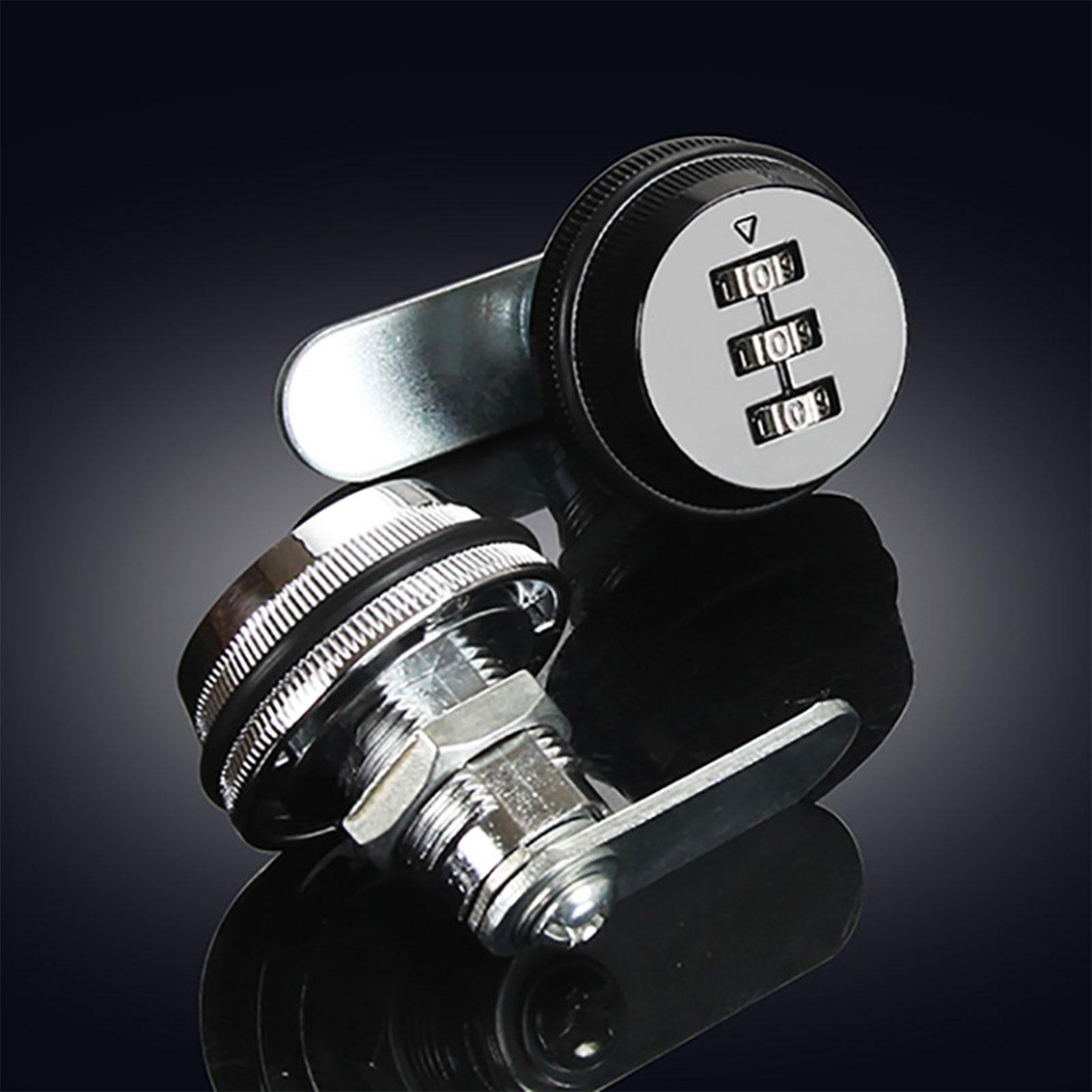 Combination Cam Lock Safe Cabinet Drawer Digital Code For Mail Box Keyless Silver